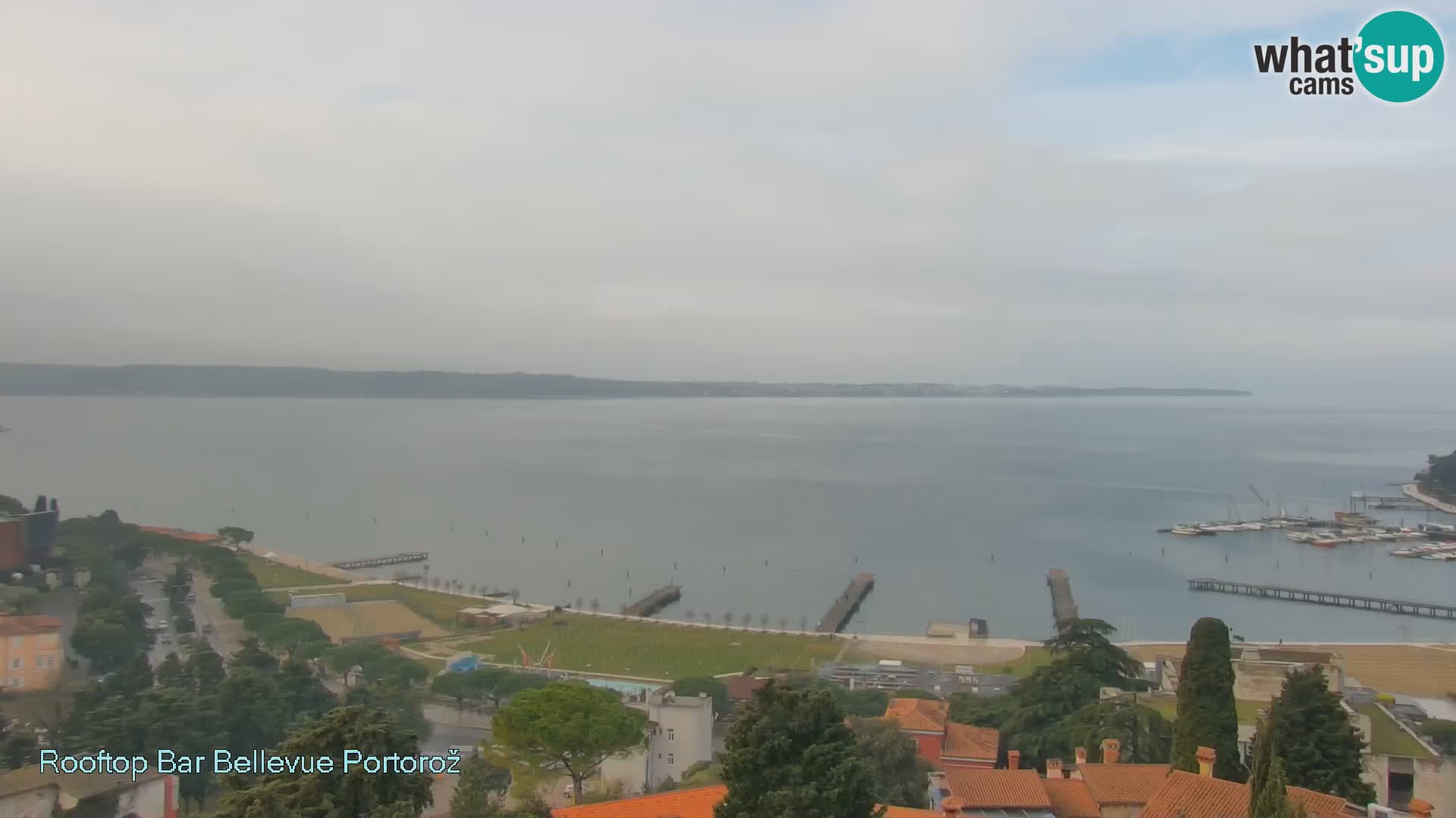 Portorož camera en vivo – Panorama Villa Bellevue