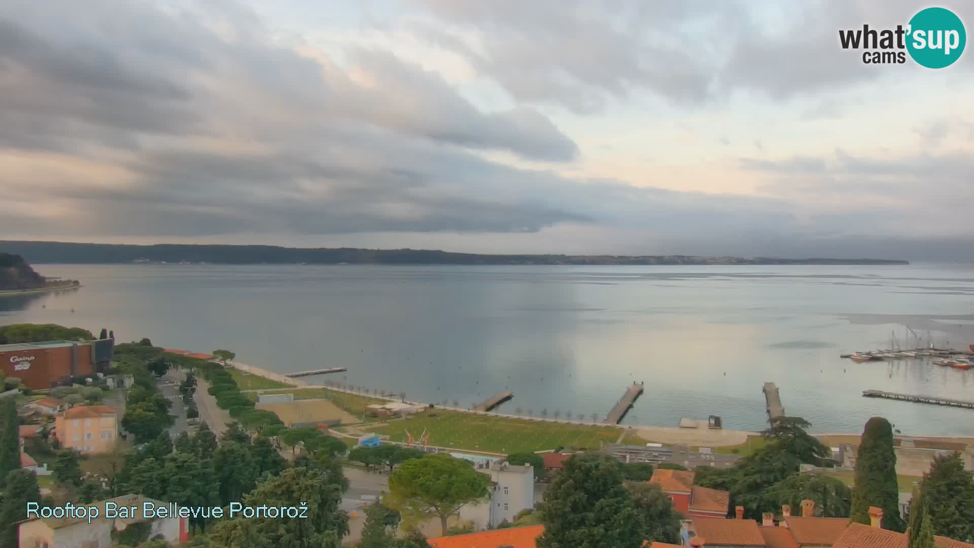 Portorož camera en vivo – Panorama Villa Bellevue