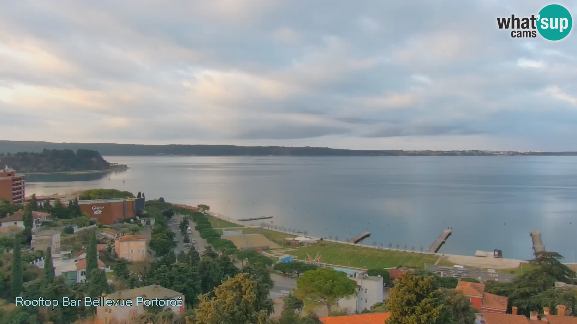 Panorama webcam Portorož – view from Villa Bellevue