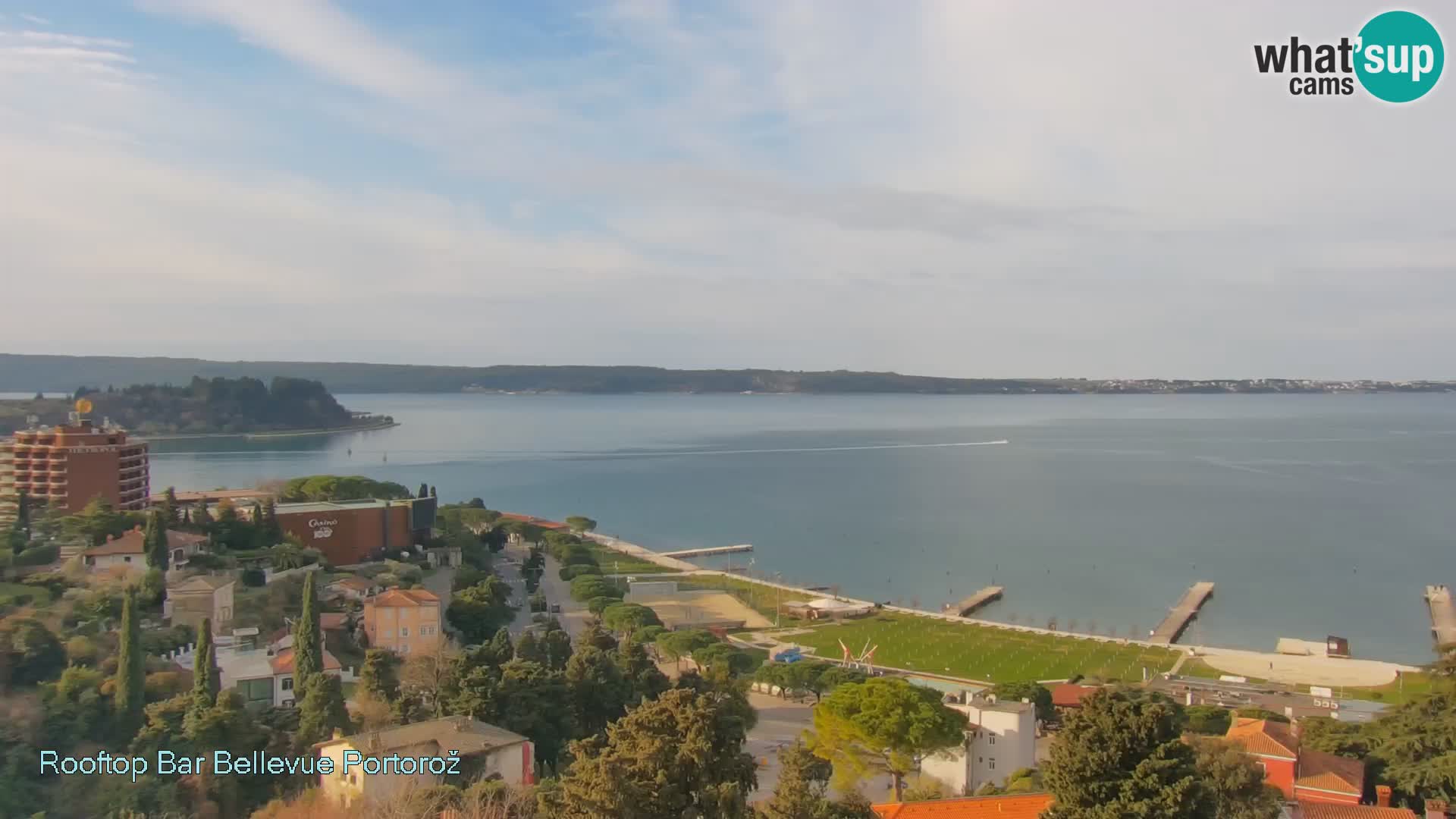 Portorož camera en vivo – Panorama Villa Bellevue