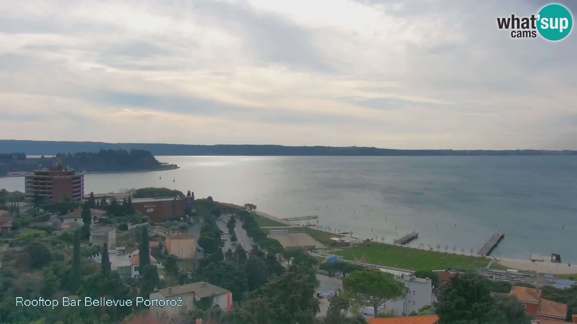 Panorama webcam Portorož – view from Villa Bellevue