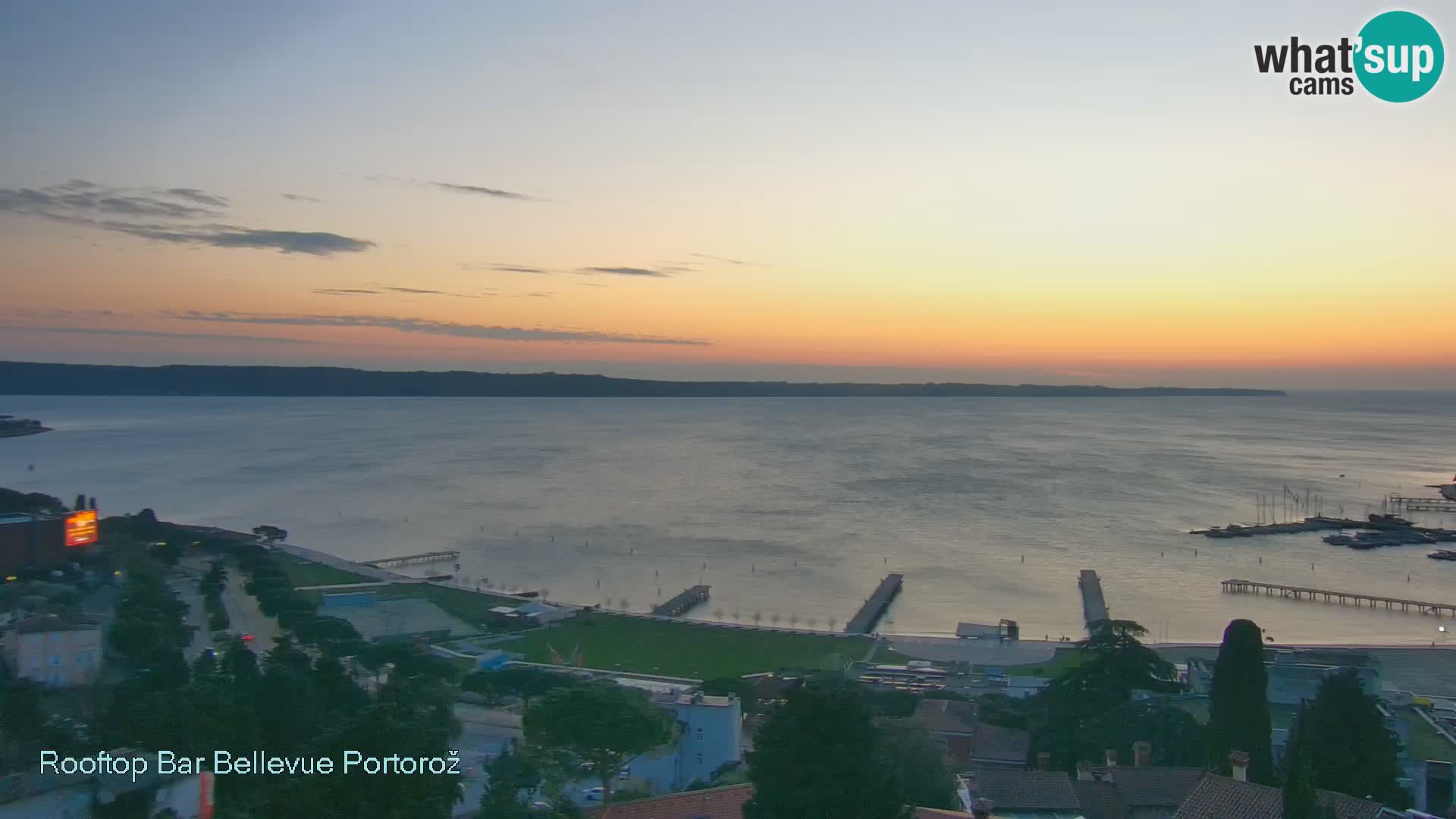 Portorož camera en vivo – Panorama Villa Bellevue