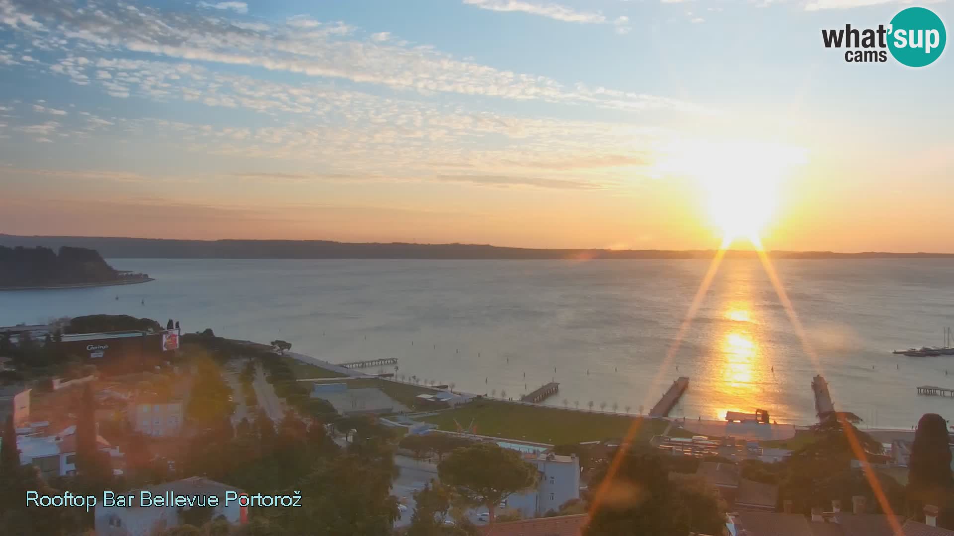 Portorož camera en vivo – Panorama Villa Bellevue