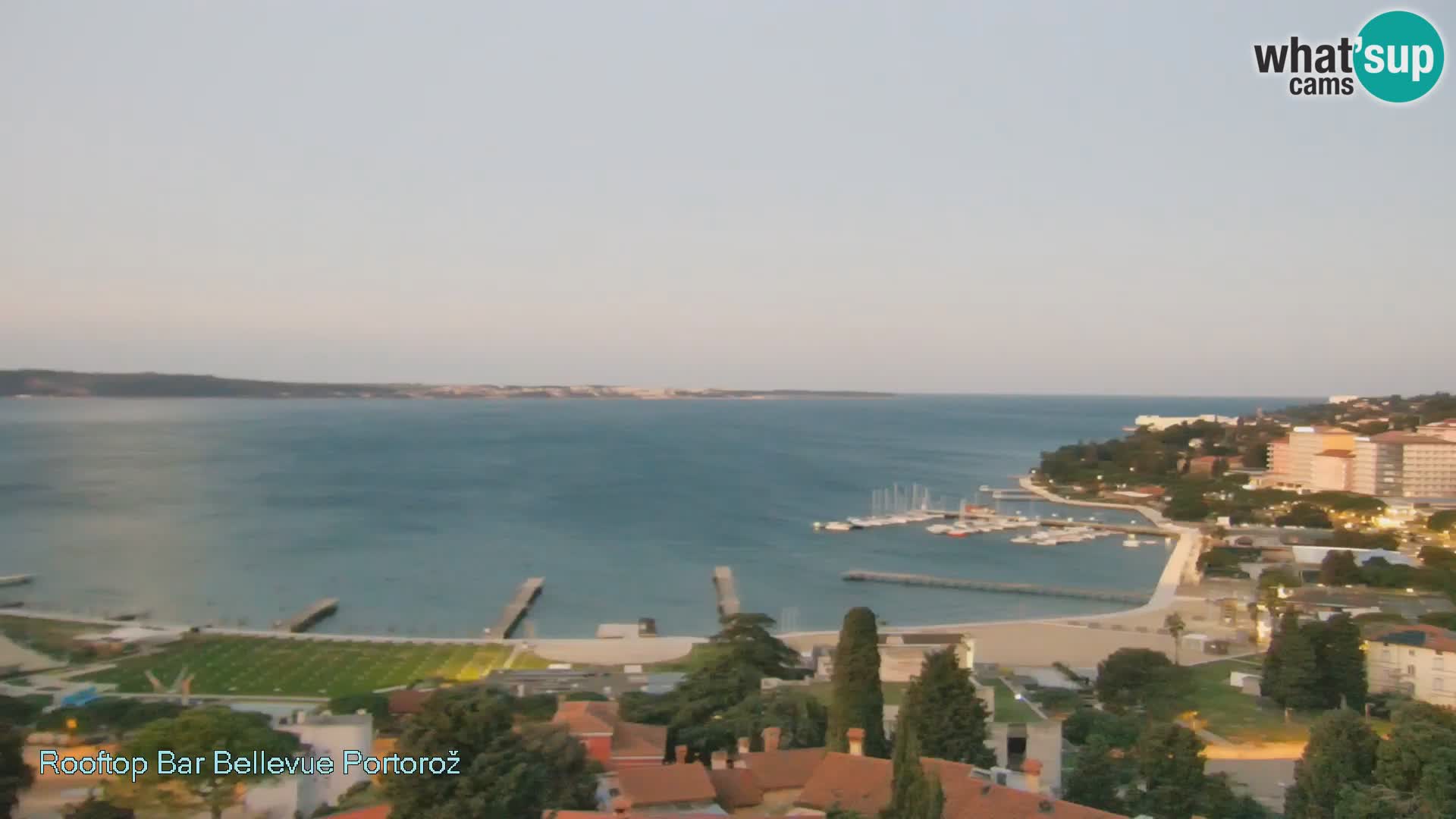 Live webcam Portorož – Panorama dalla Villa Bellevue