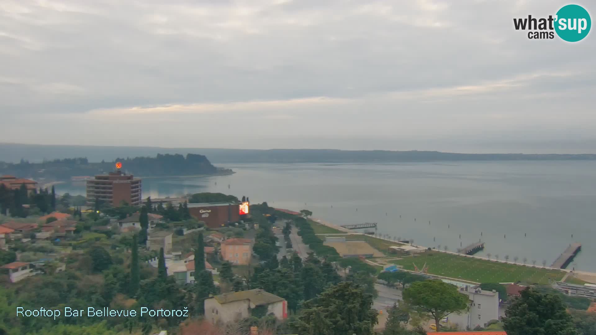 Panorama webcam Portorož – view from Villa Bellevue