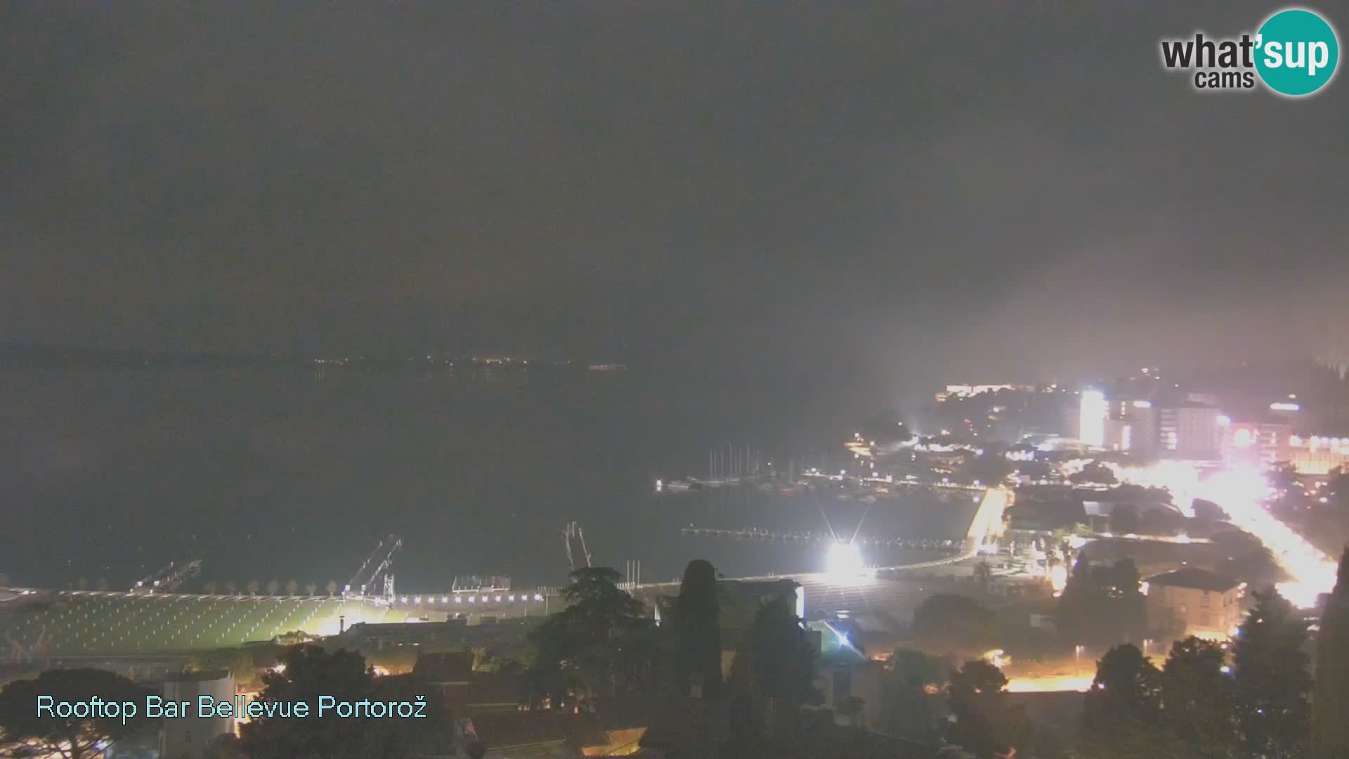 Panorama webcam Portorož – view from Villa Bellevue