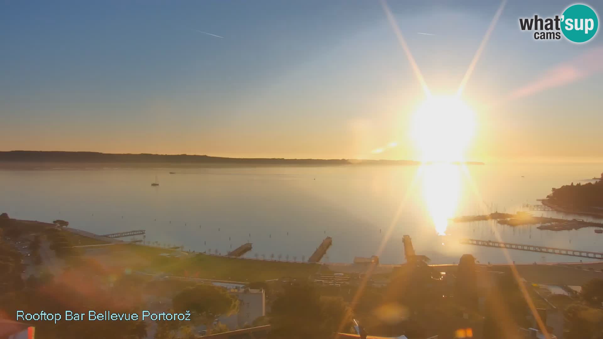 Live webcam Portorož – Panorama dalla Villa Bellevue