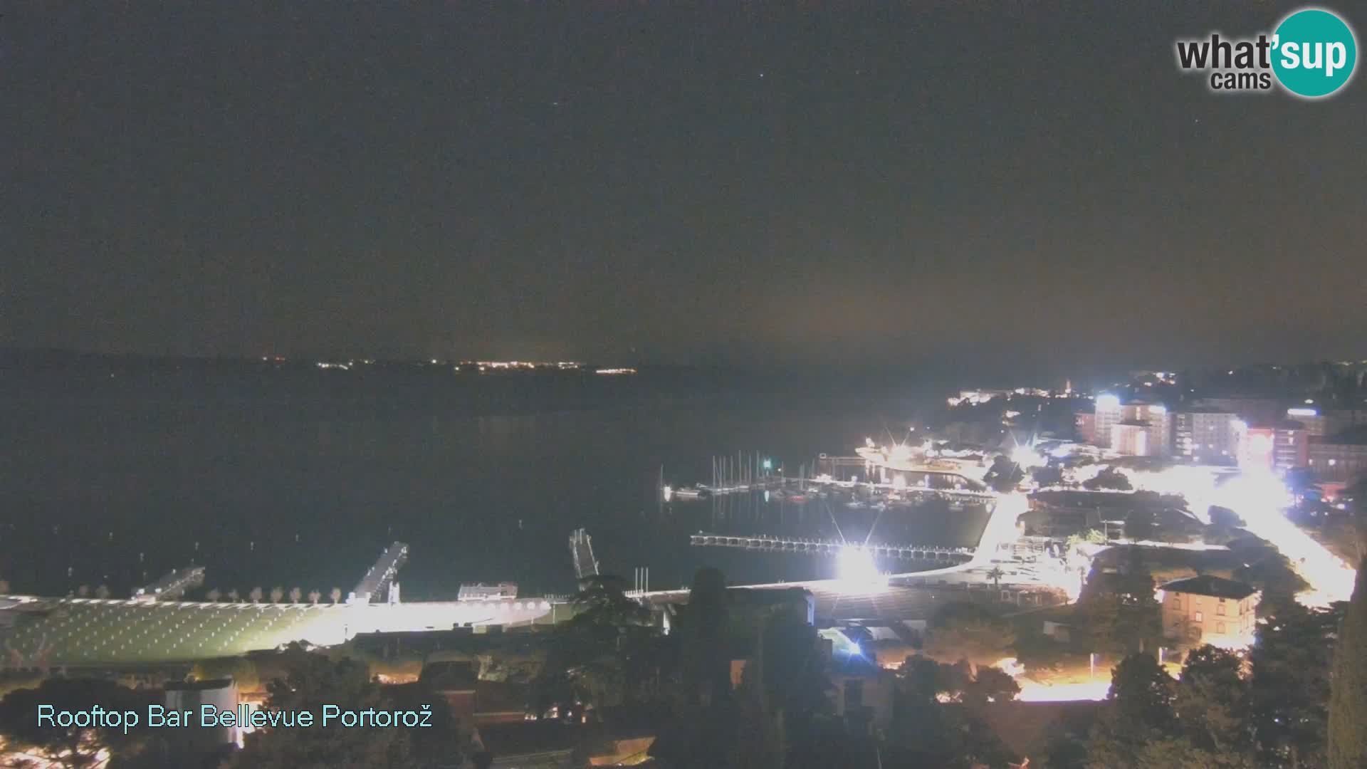 Portorož camera en vivo – Panorama Villa Bellevue