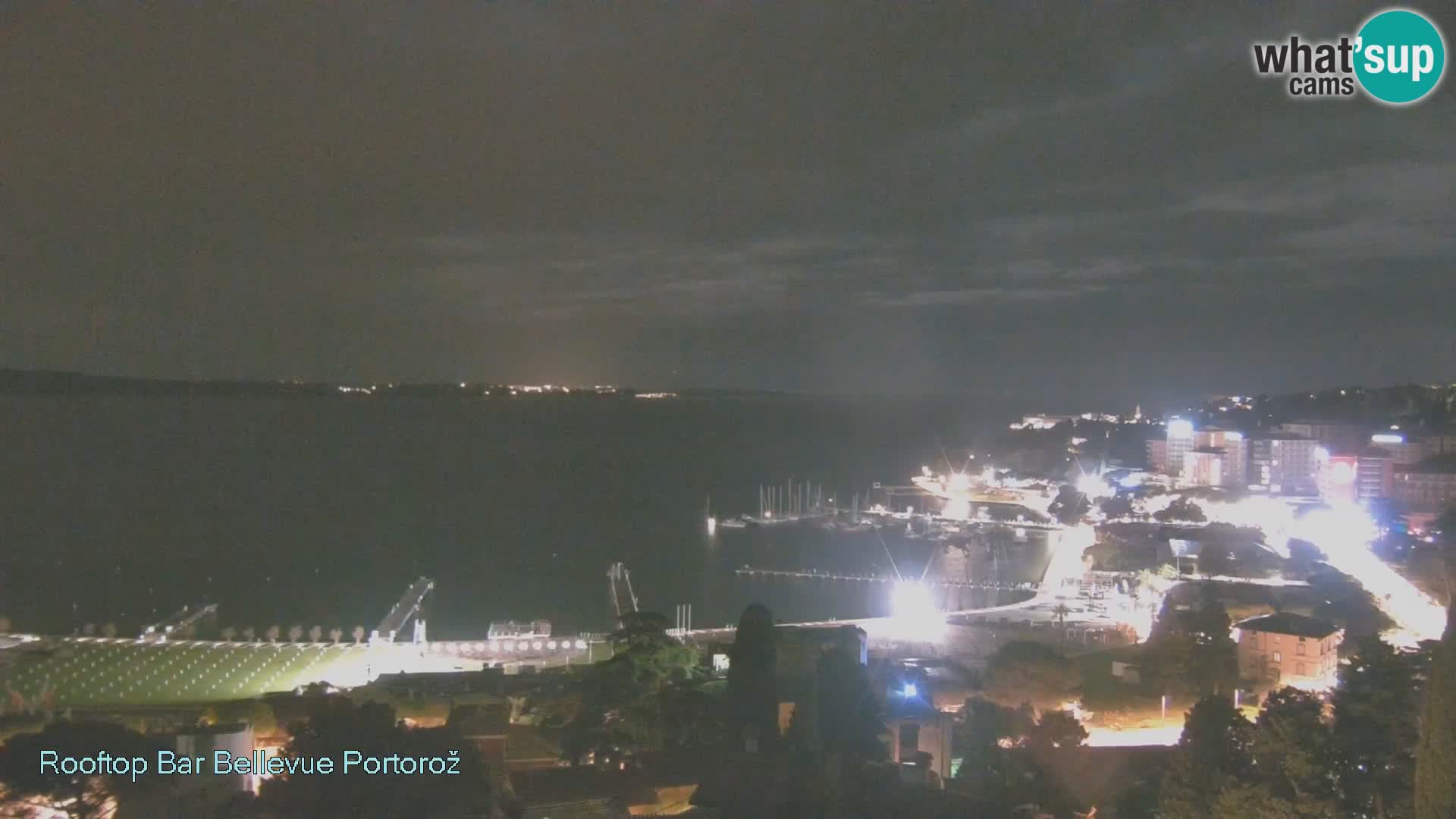 Live webcam Portorož – Panorama dalla Villa Bellevue