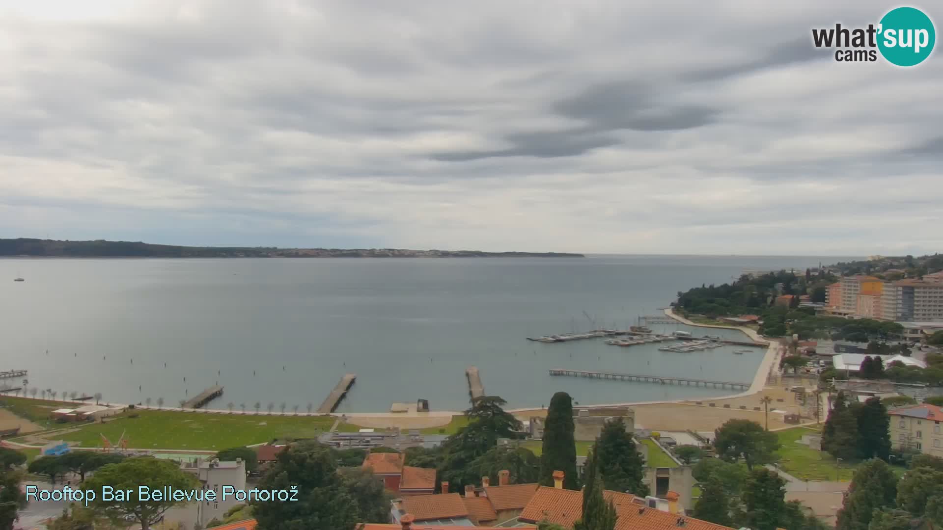 Portorož camera en vivo – Panorama Villa Bellevue