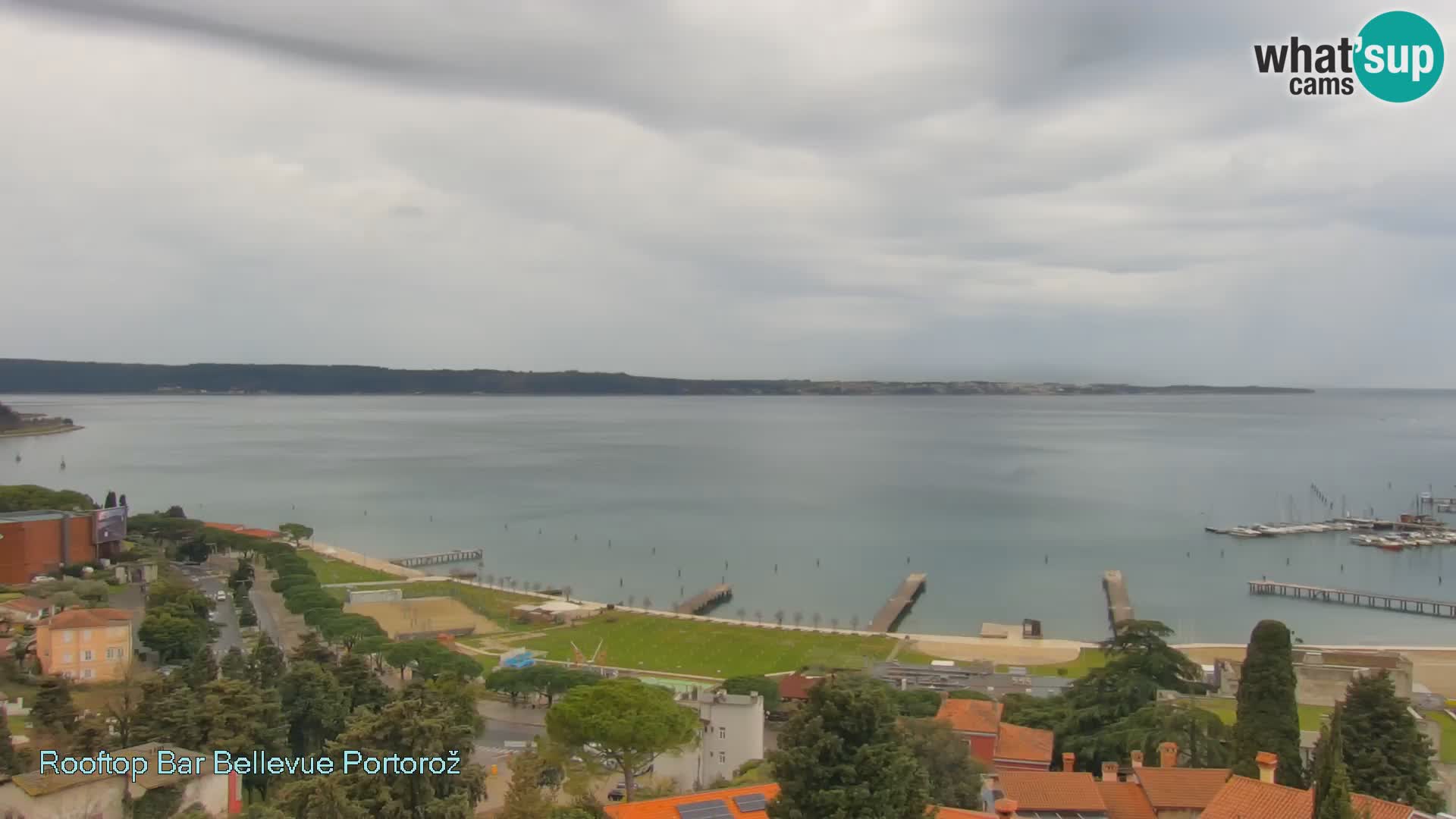 Live webcam Portorož – Panorama dalla Villa Bellevue