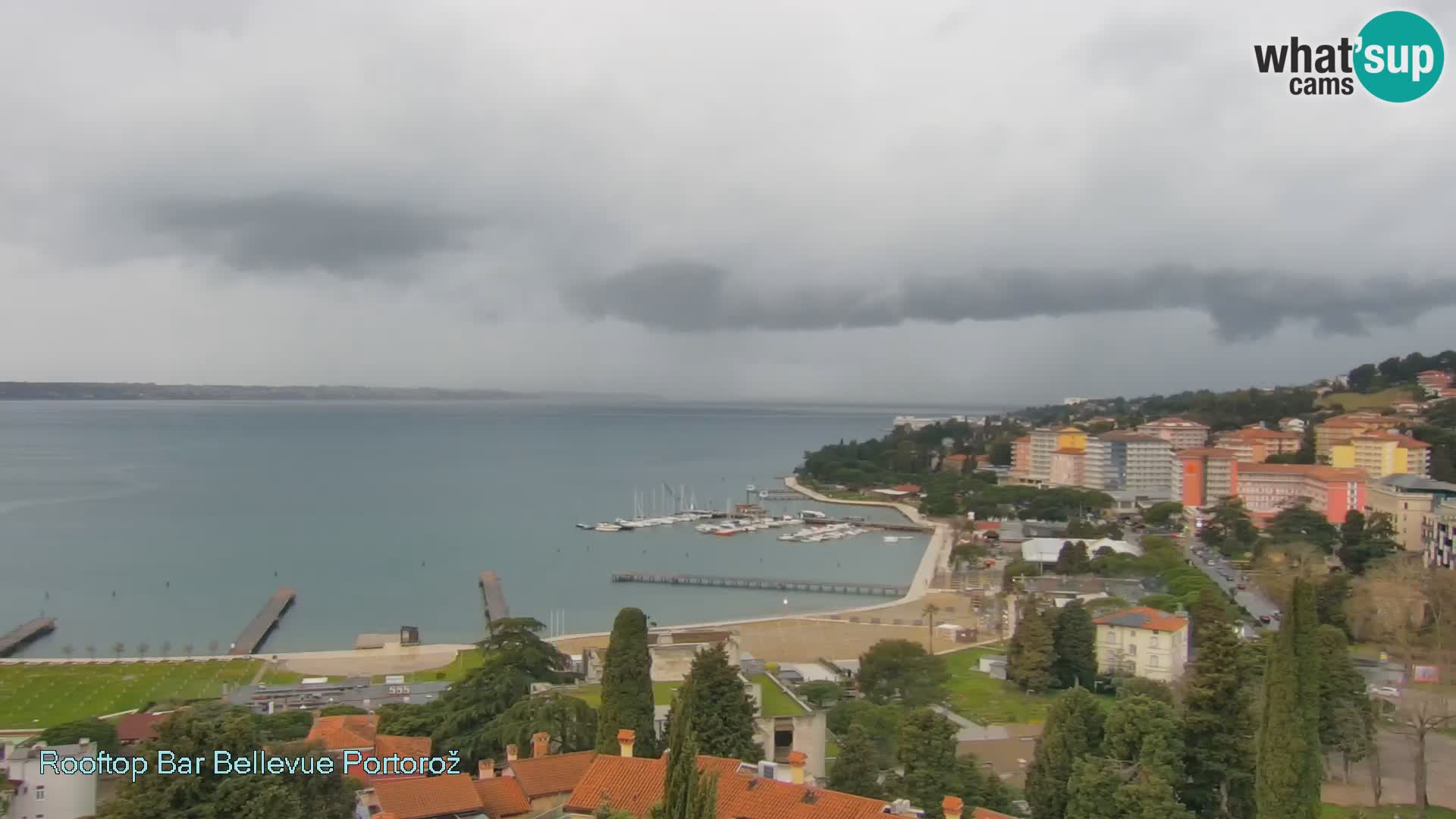 Portorož camera en vivo – Panorama Villa Bellevue