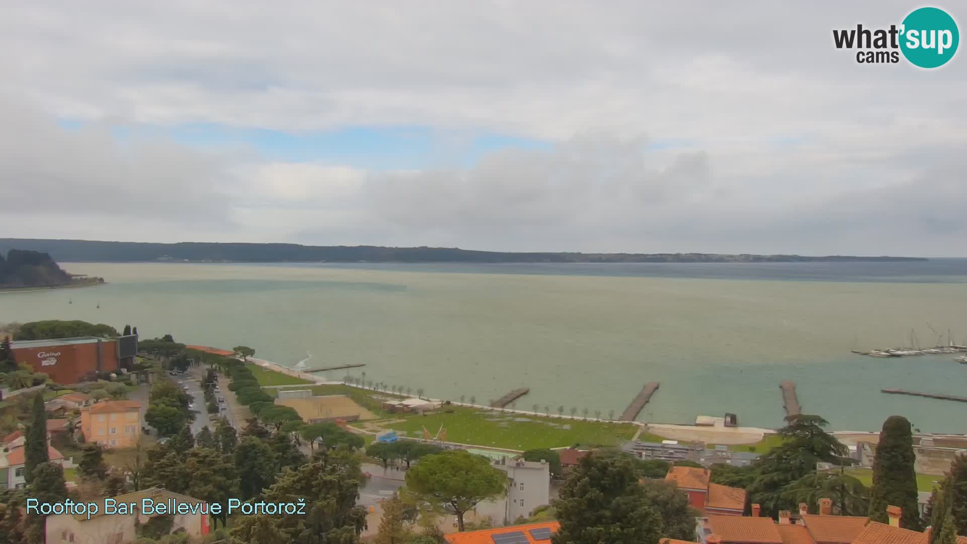 Portorož camera en vivo – Panorama Villa Bellevue