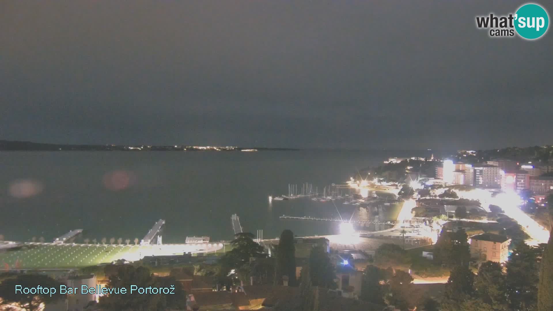 Portorož camera en vivo – Panorama Villa Bellevue