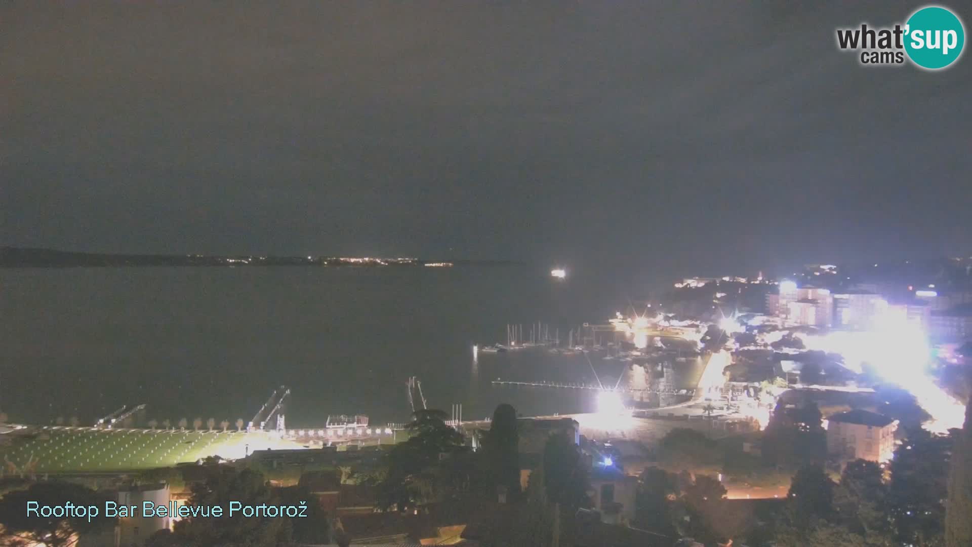 Portorož camera en vivo – Panorama Villa Bellevue