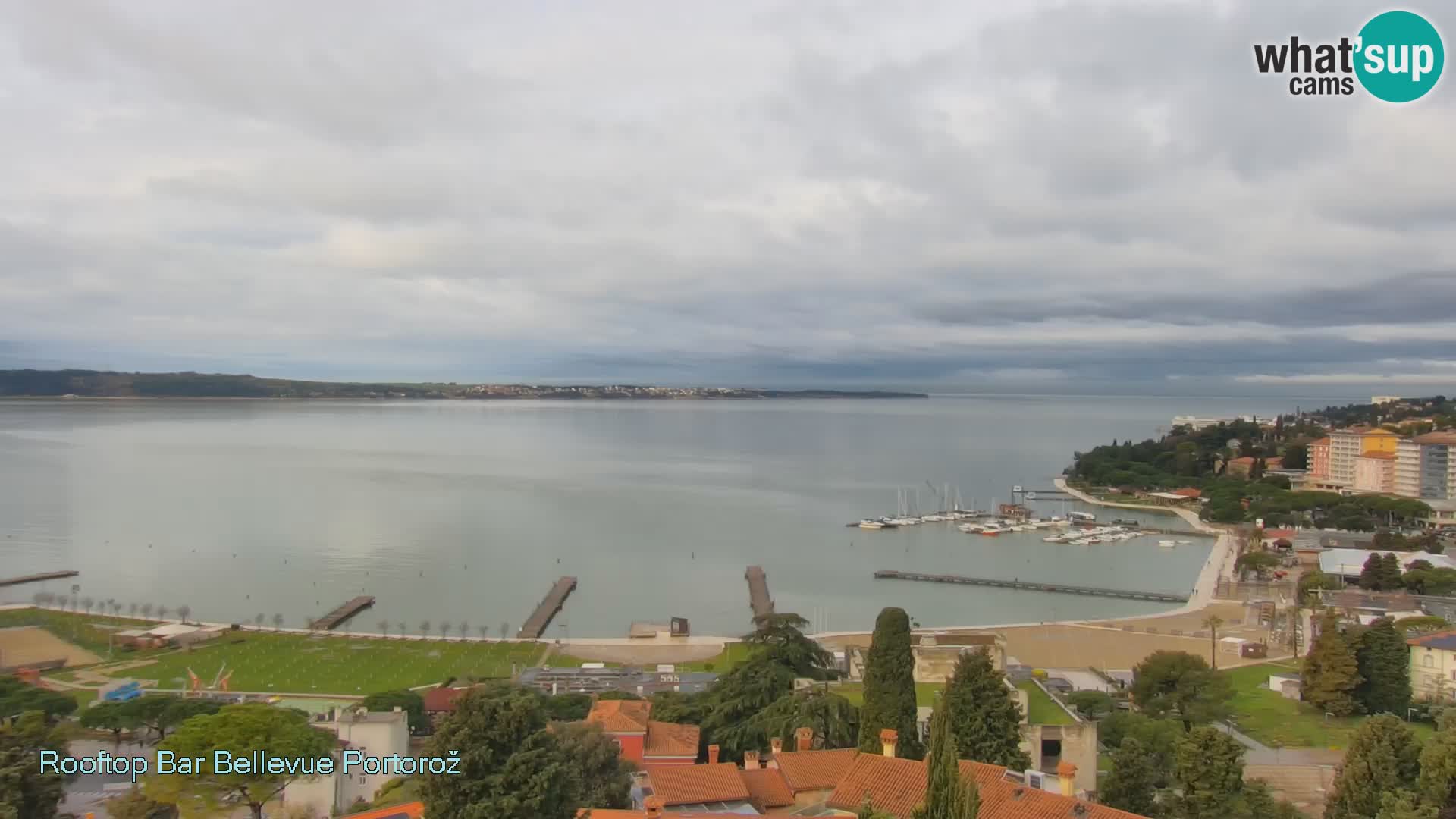 Portorož camera en vivo – Panorama Villa Bellevue