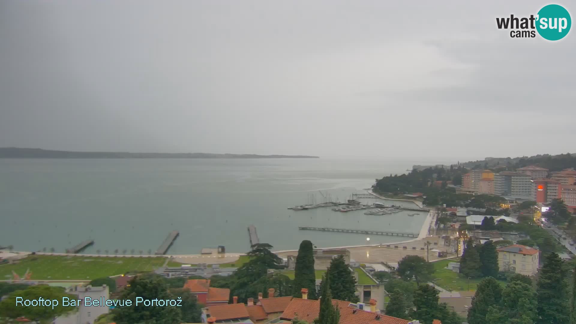 Portorož camera en vivo – Panorama Villa Bellevue