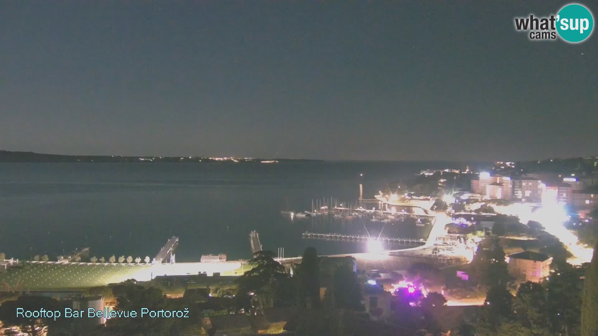 Panorama webcam Portorož – view from Villa Bellevue