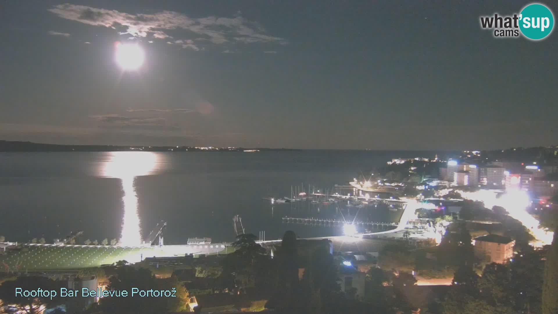 Panorama webcam Portorož – view from Villa Bellevue