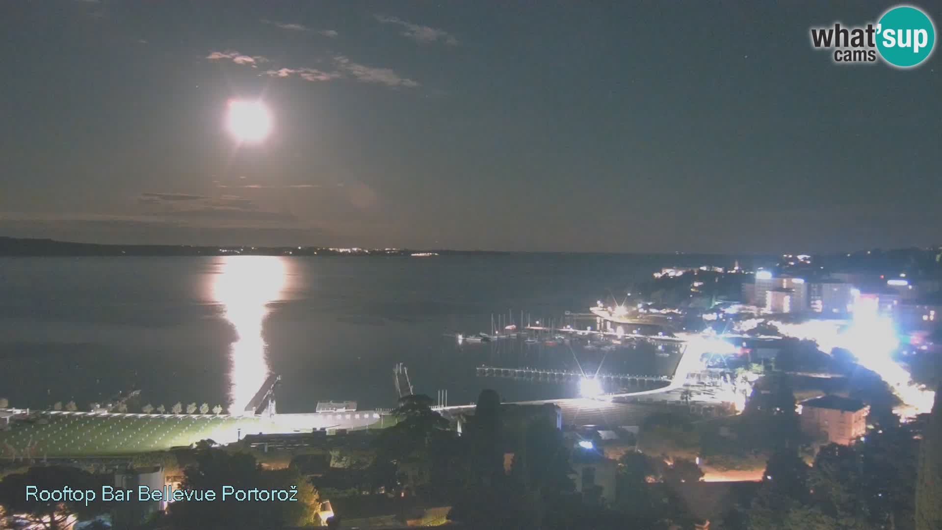 Panorama webcam Portorož – view from Villa Bellevue