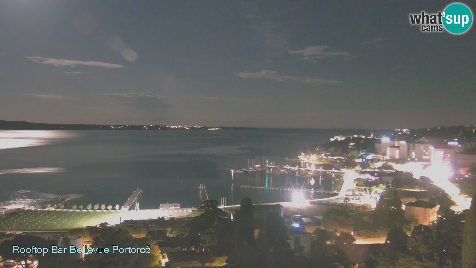 Panorama webcam Portorož – view from Villa Bellevue