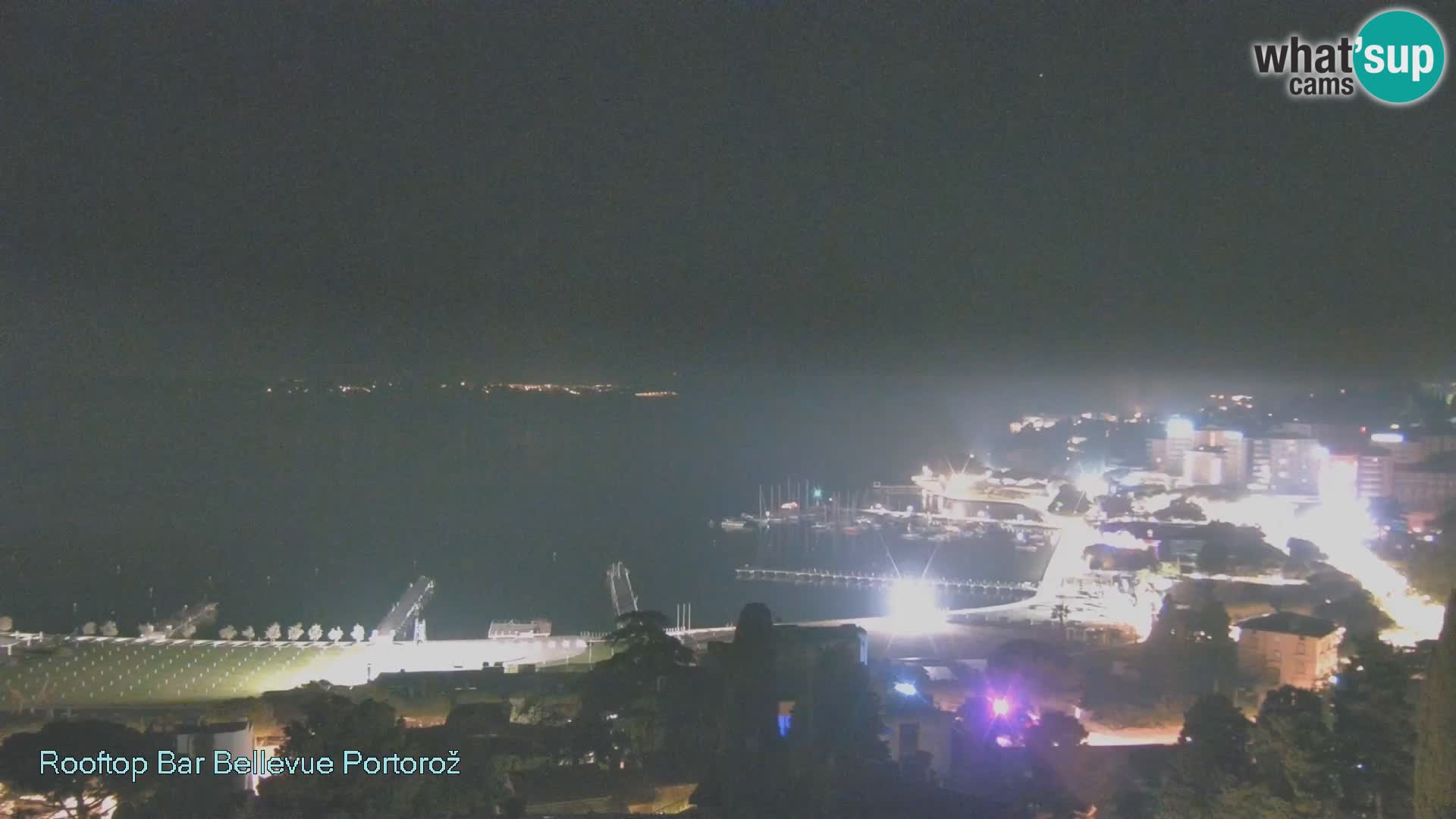 Panorama webcam Portorož – view from Villa Bellevue