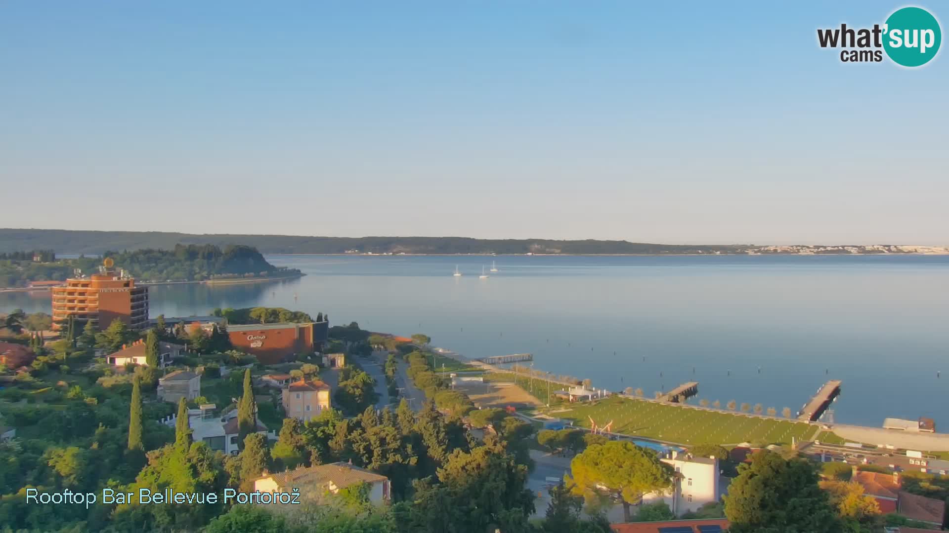 Panorama webcam Portorož – view from Villa Bellevue