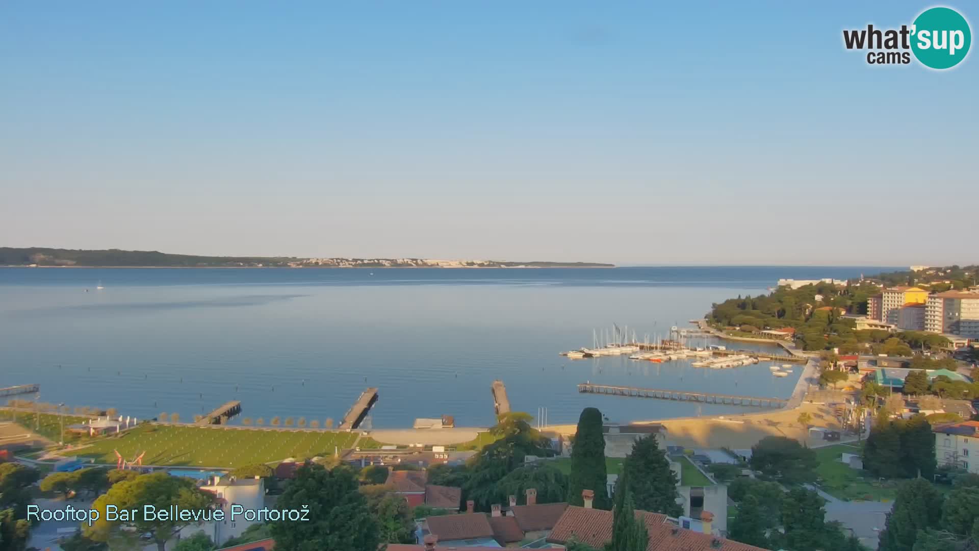 Portorož camera en vivo – Panorama Villa Bellevue