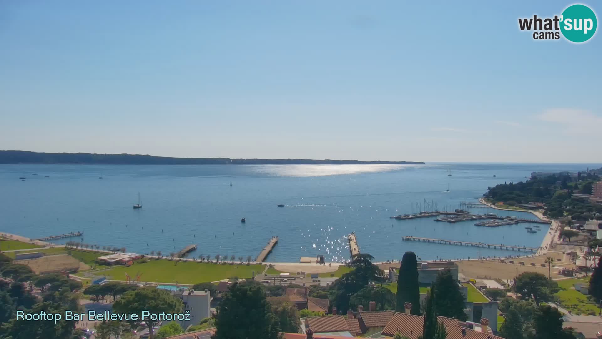 Portorož camera en vivo – Panorama Villa Bellevue