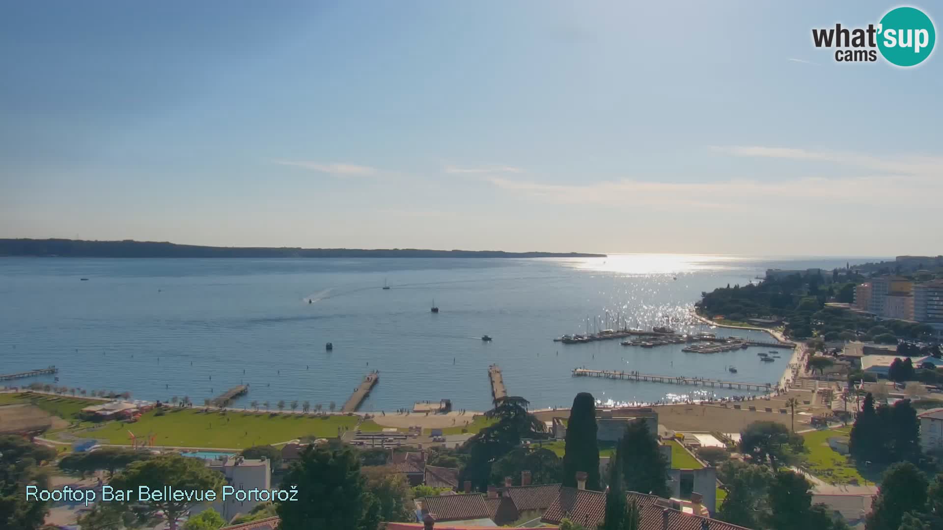 Portorož camera en vivo – Panorama Villa Bellevue