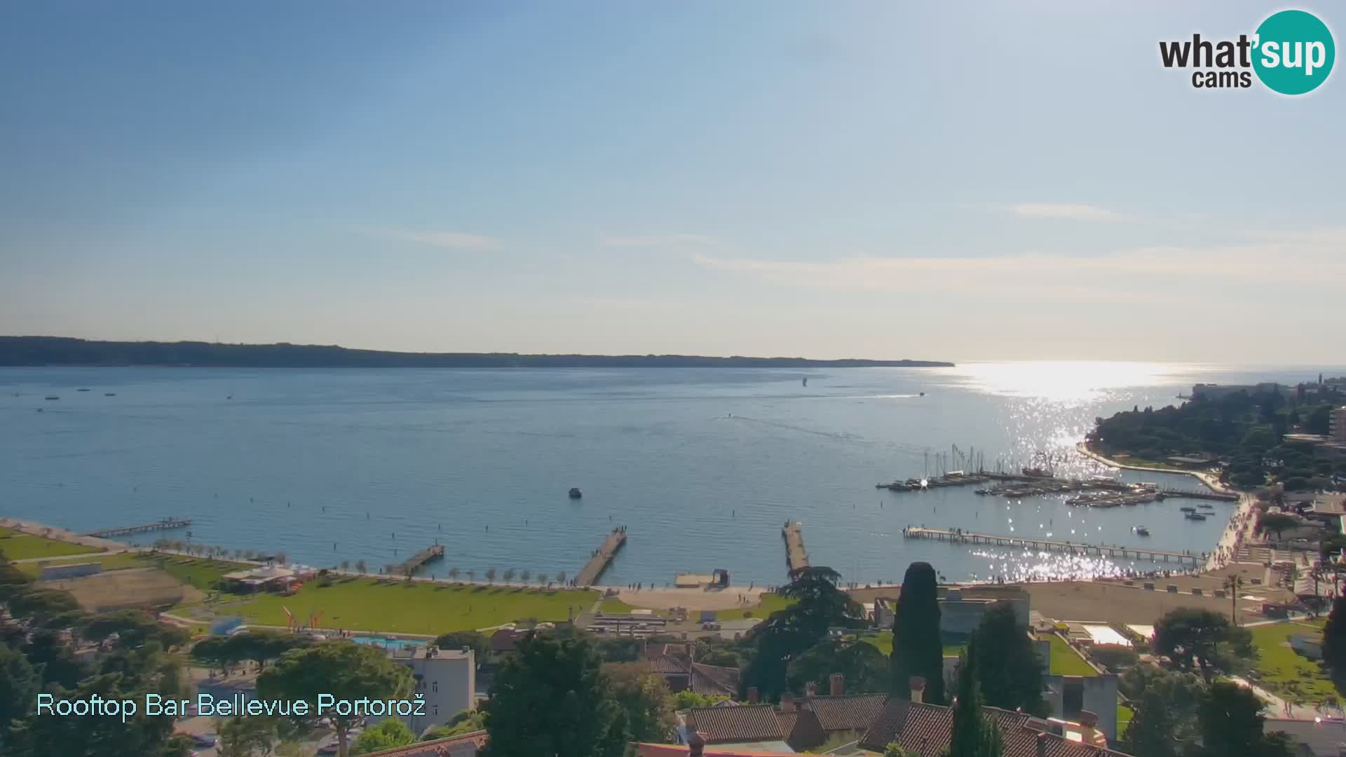 Live webcam Portorož – Panorama dalla Villa Bellevue