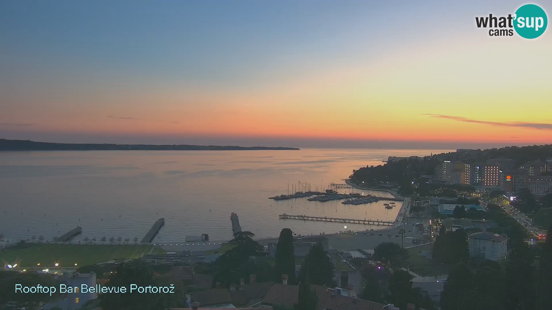 Portorož web kamera – pogled sa Villa Bellevue