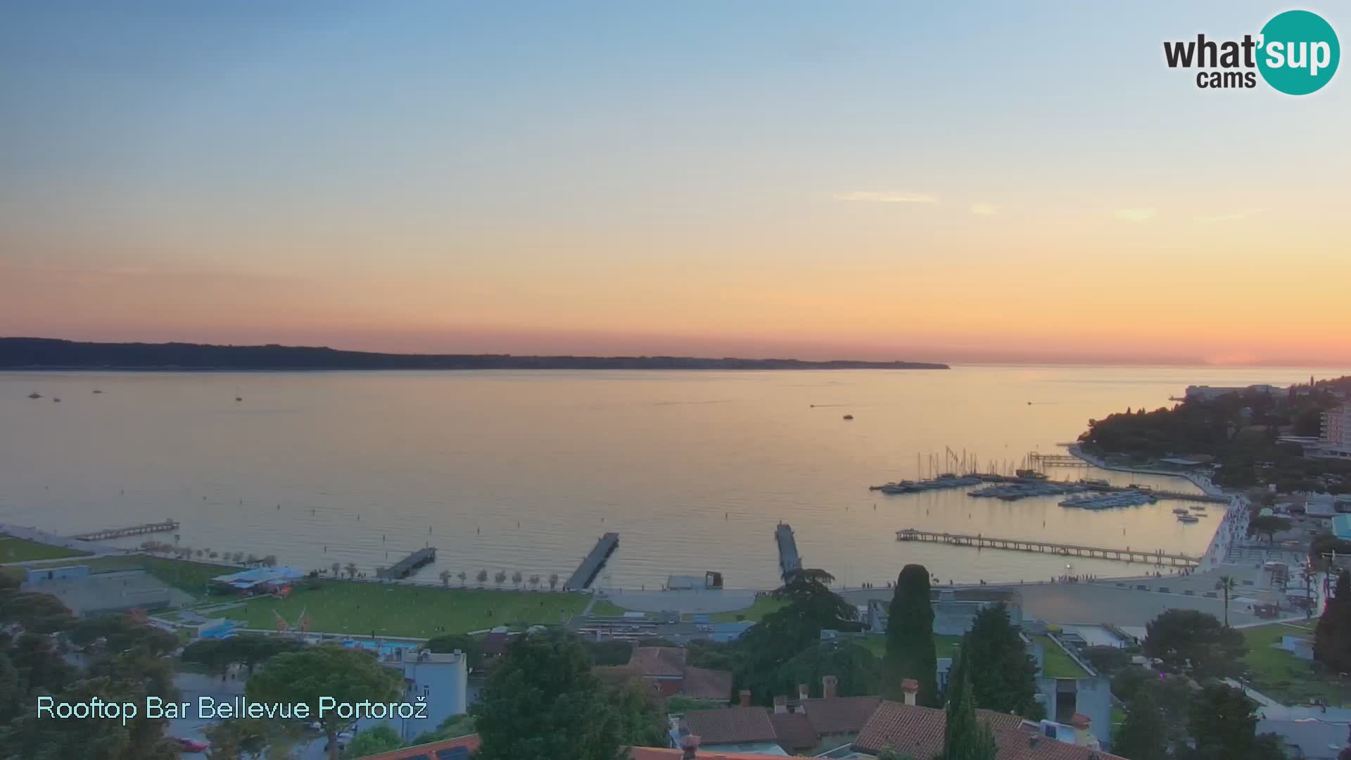 Live webcam Portorož – Panorama dalla Villa Bellevue