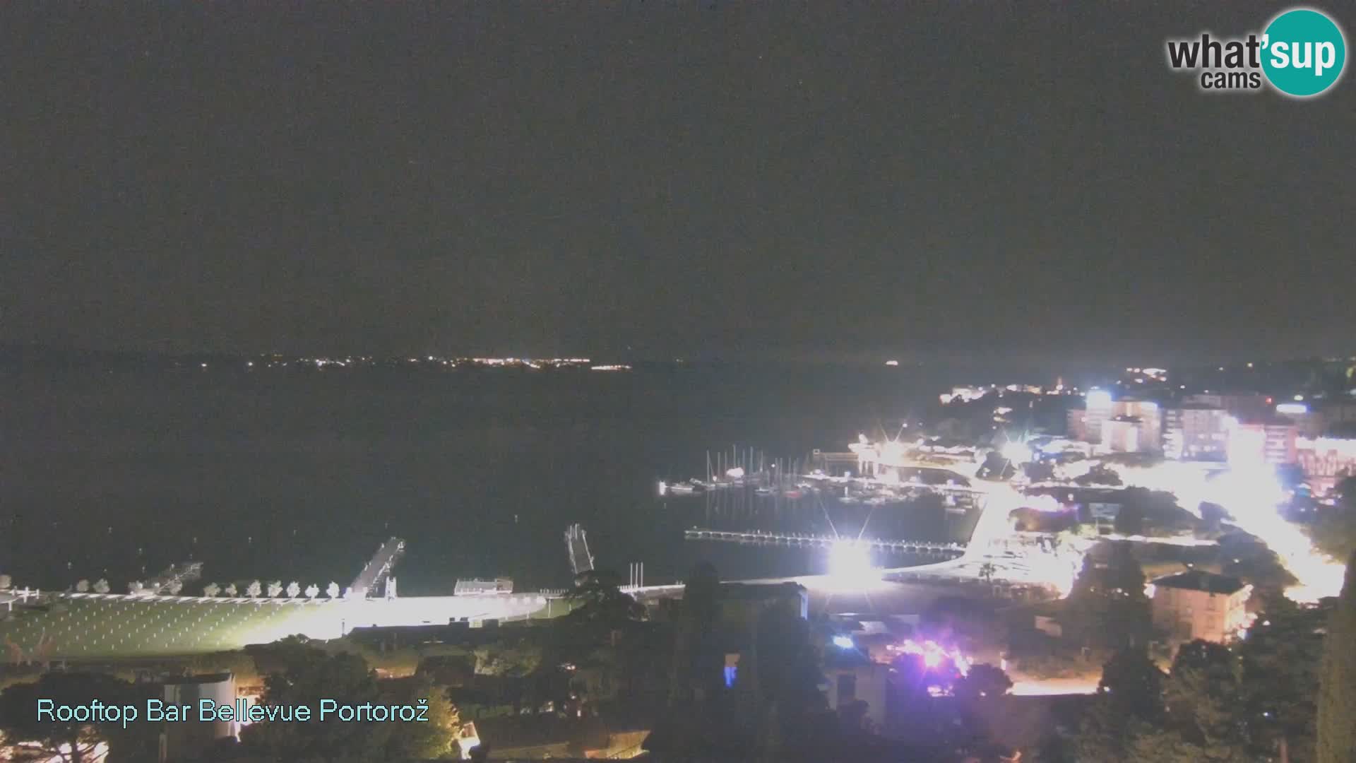 Live webcam Portorož – Panorama dalla Villa Bellevue
