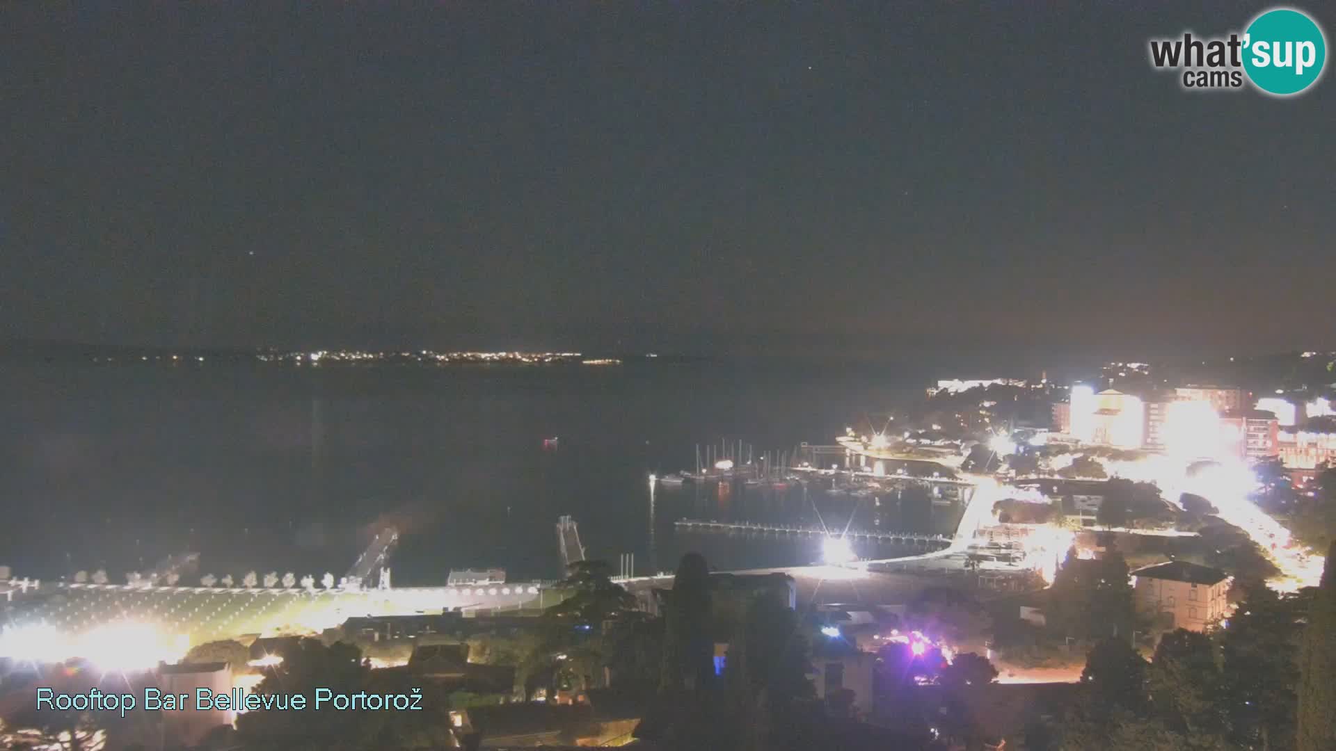 Live webcam Portorož – Panorama dalla Villa Bellevue