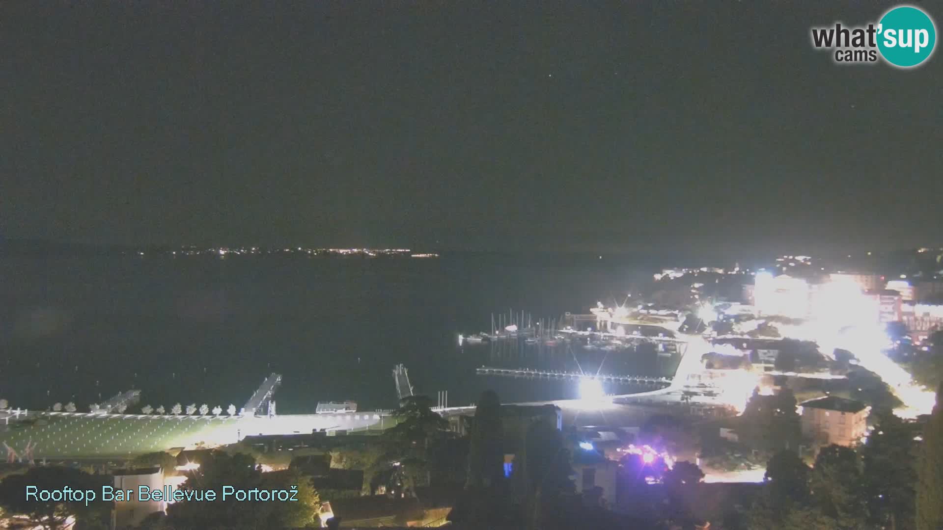 Portorož camera en vivo – Panorama Villa Bellevue