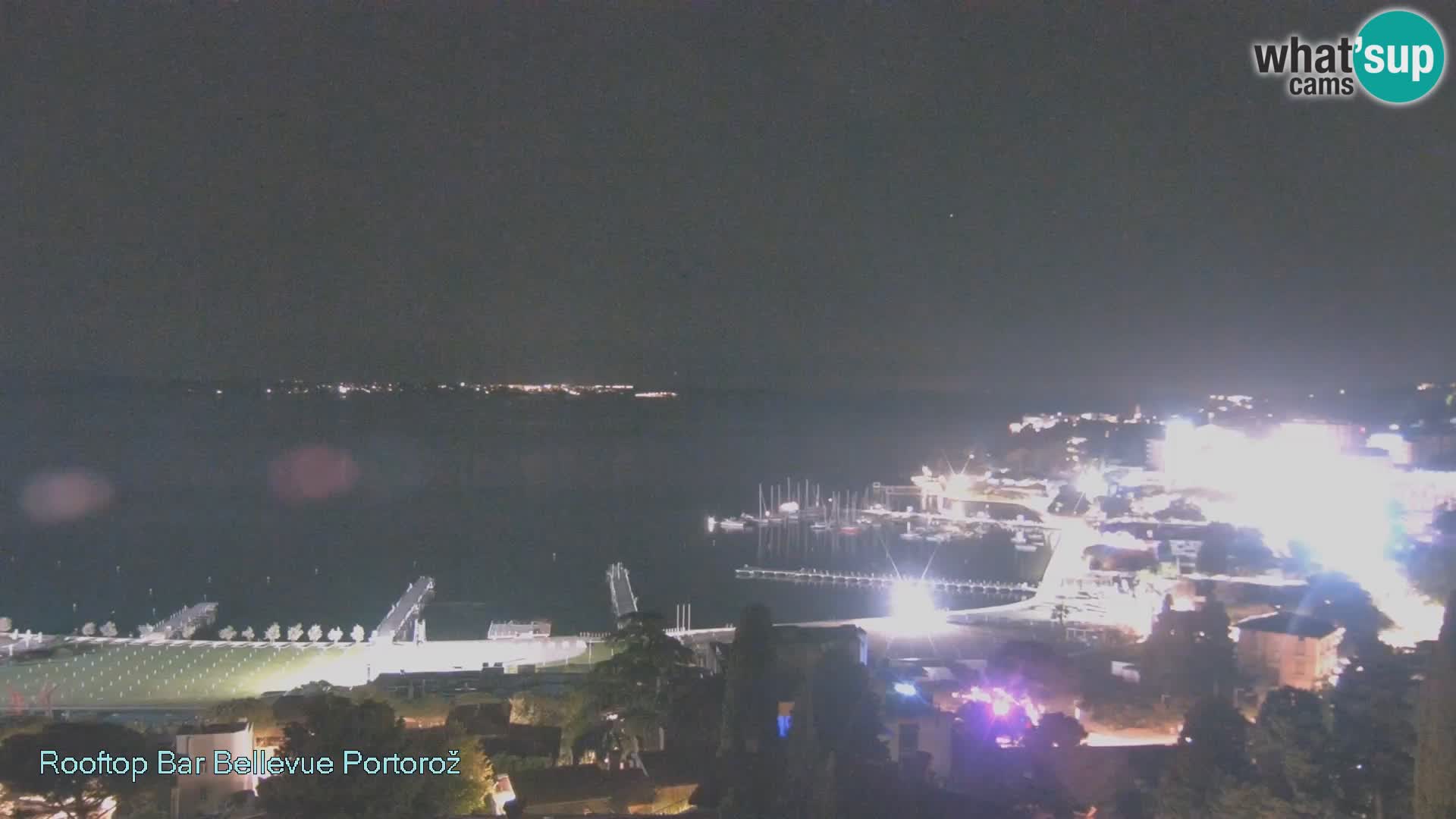 Portorož camera en vivo – Panorama Villa Bellevue