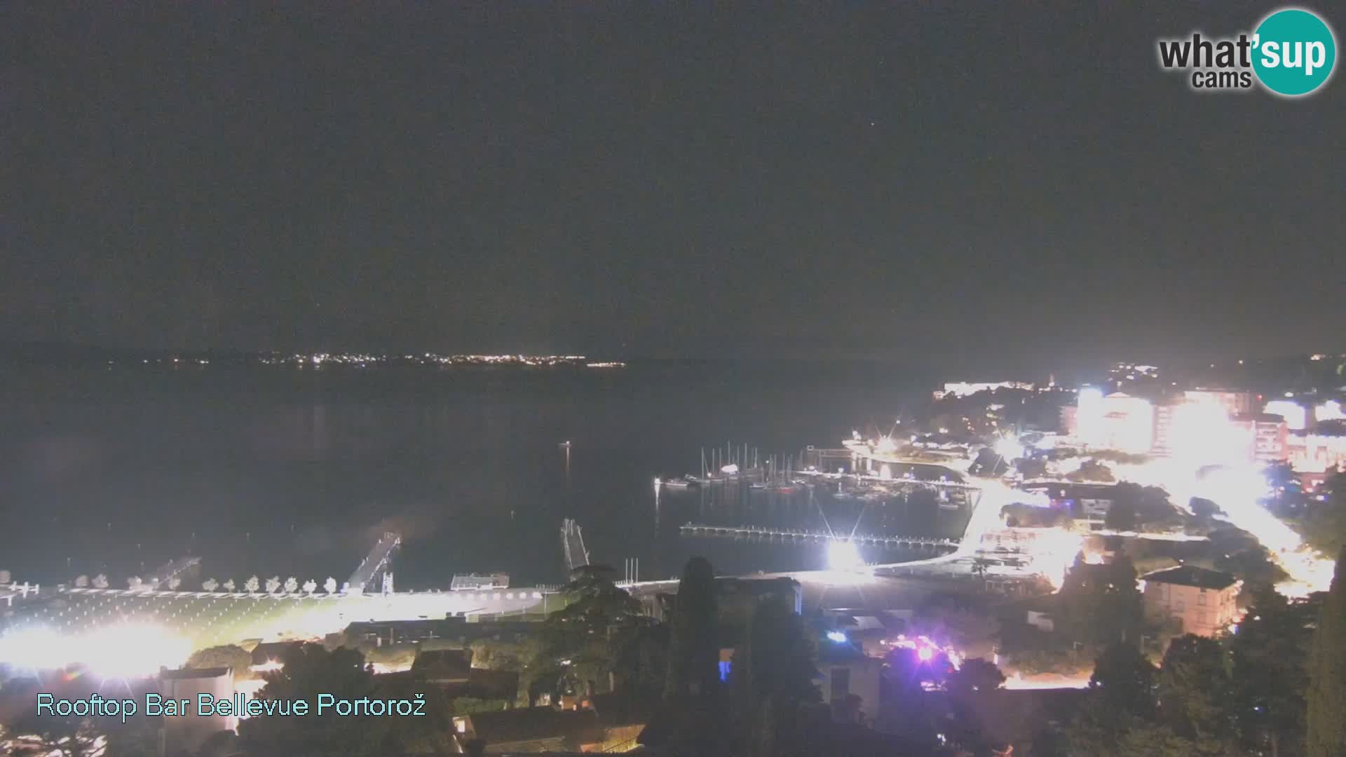 Portorož camera en vivo – Panorama Villa Bellevue