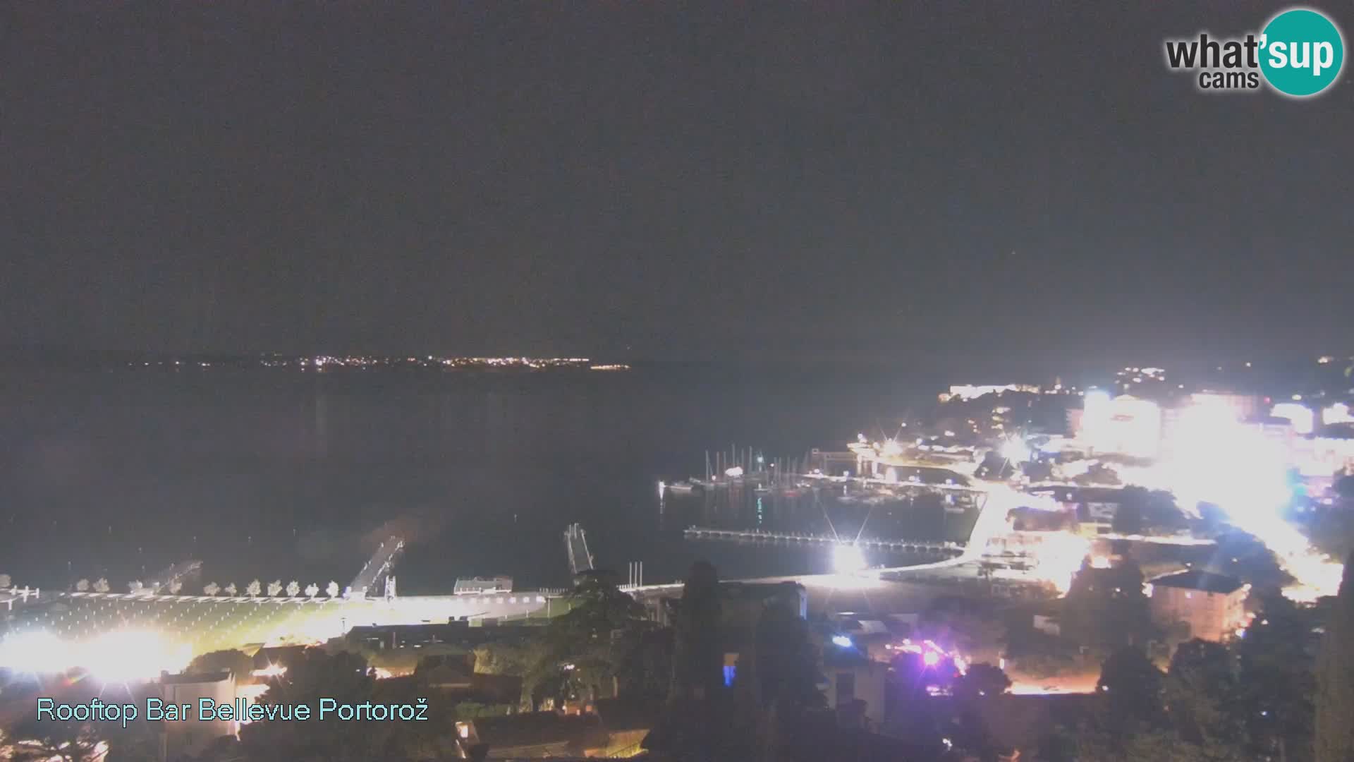 Portorož web kamera – pogled sa Villa Bellevue