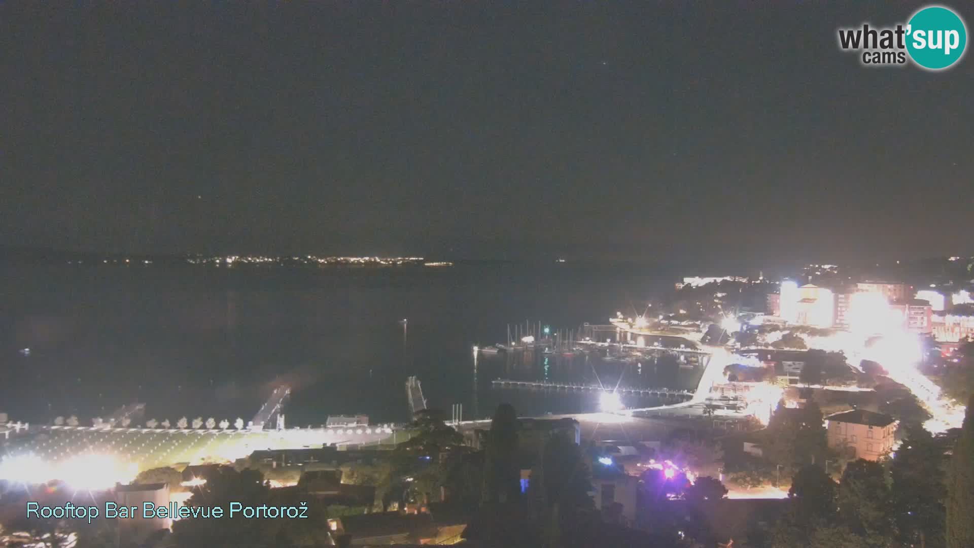 Live webcam Portorož – Panorama dalla Villa Bellevue