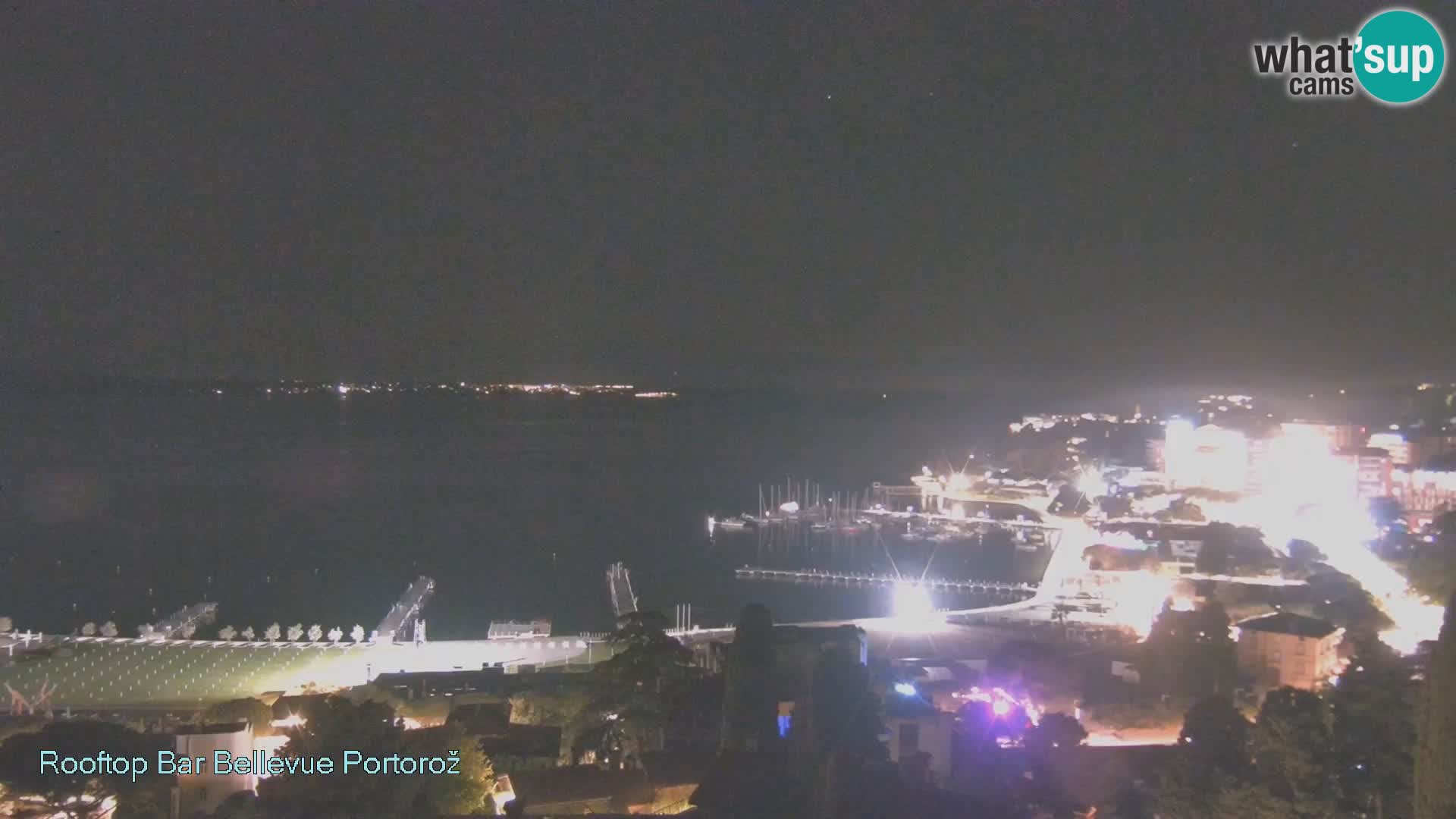Portorož web kamera – pogled sa Villa Bellevue