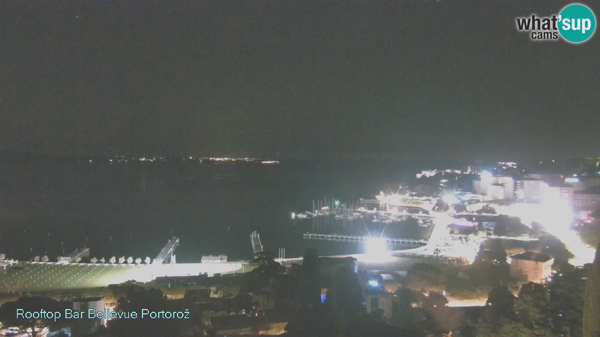 Portorož web kamera – pogled sa Villa Bellevue