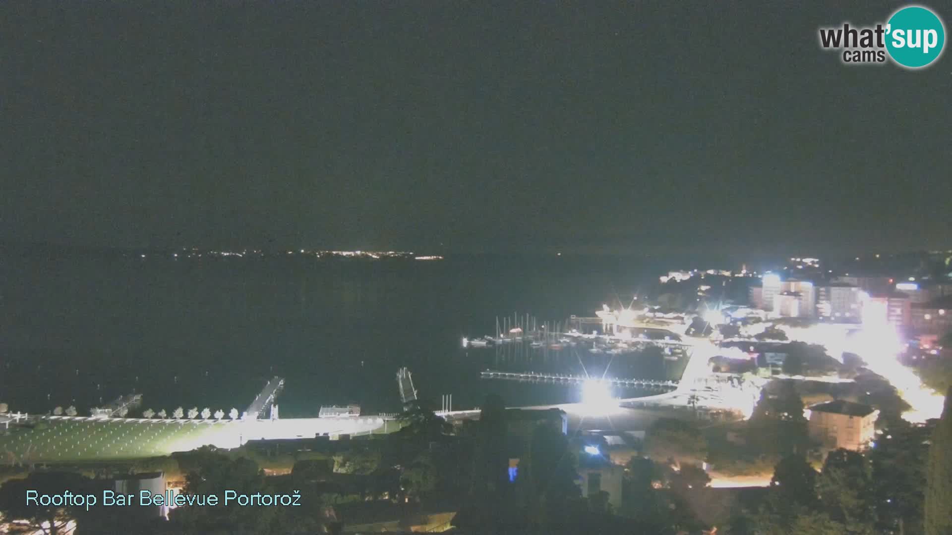 Portorož web kamera – pogled sa Villa Bellevue