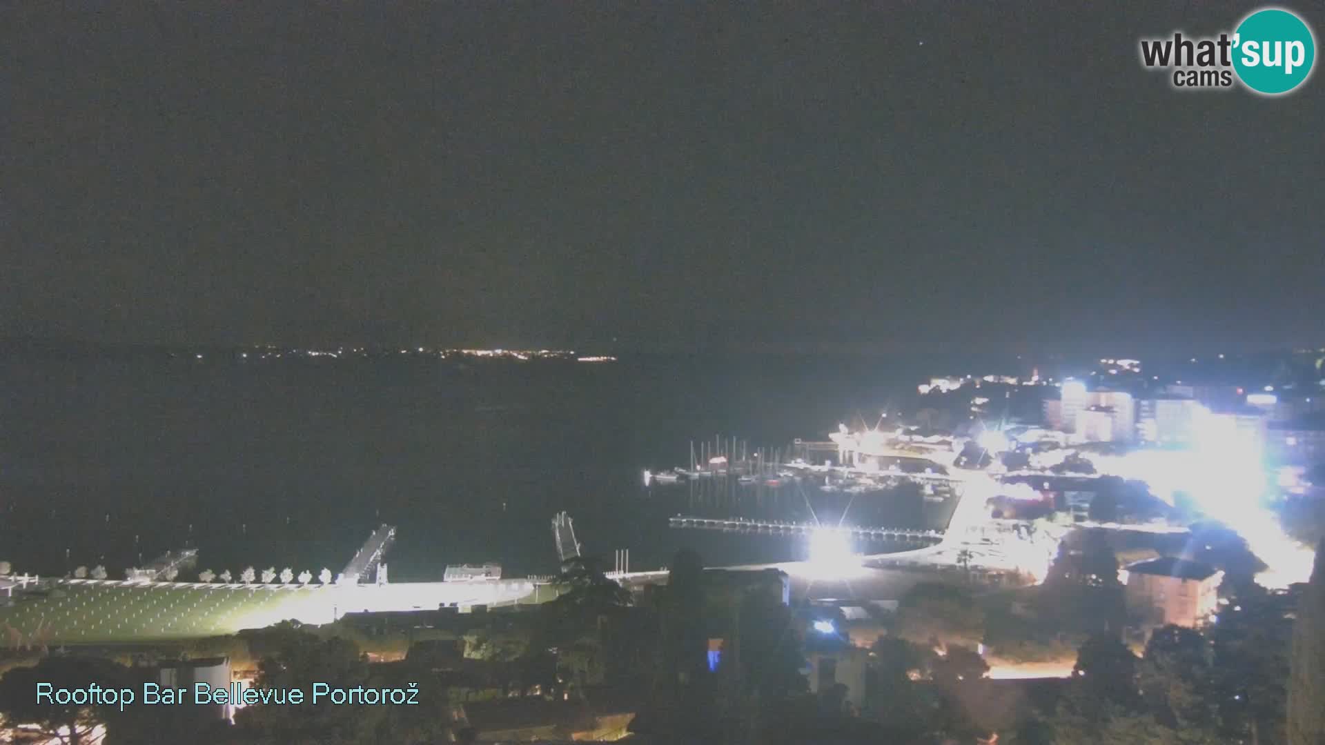 Portorož web kamera – pogled sa Villa Bellevue