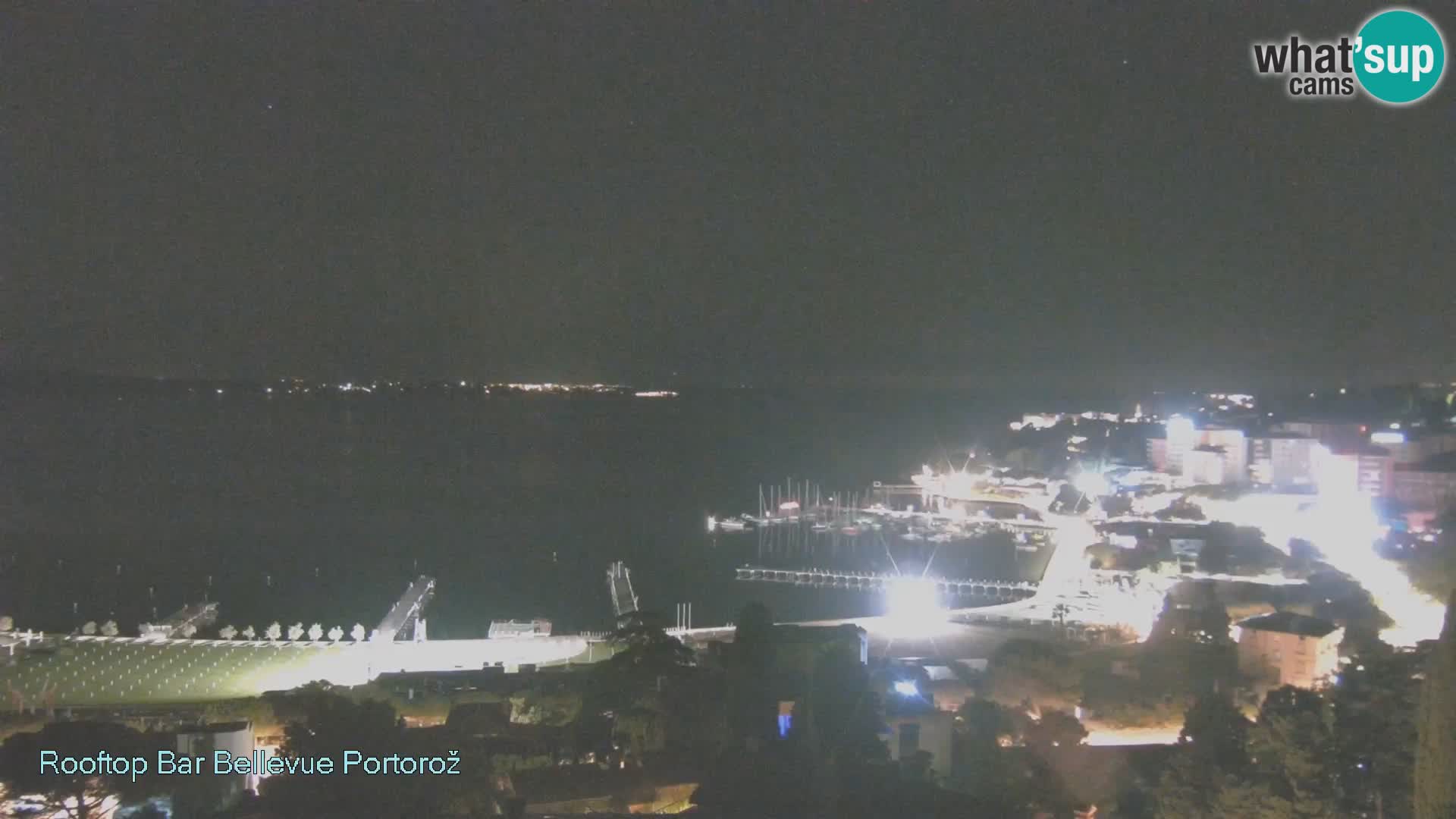 Portorož web kamera – pogled sa Villa Bellevue