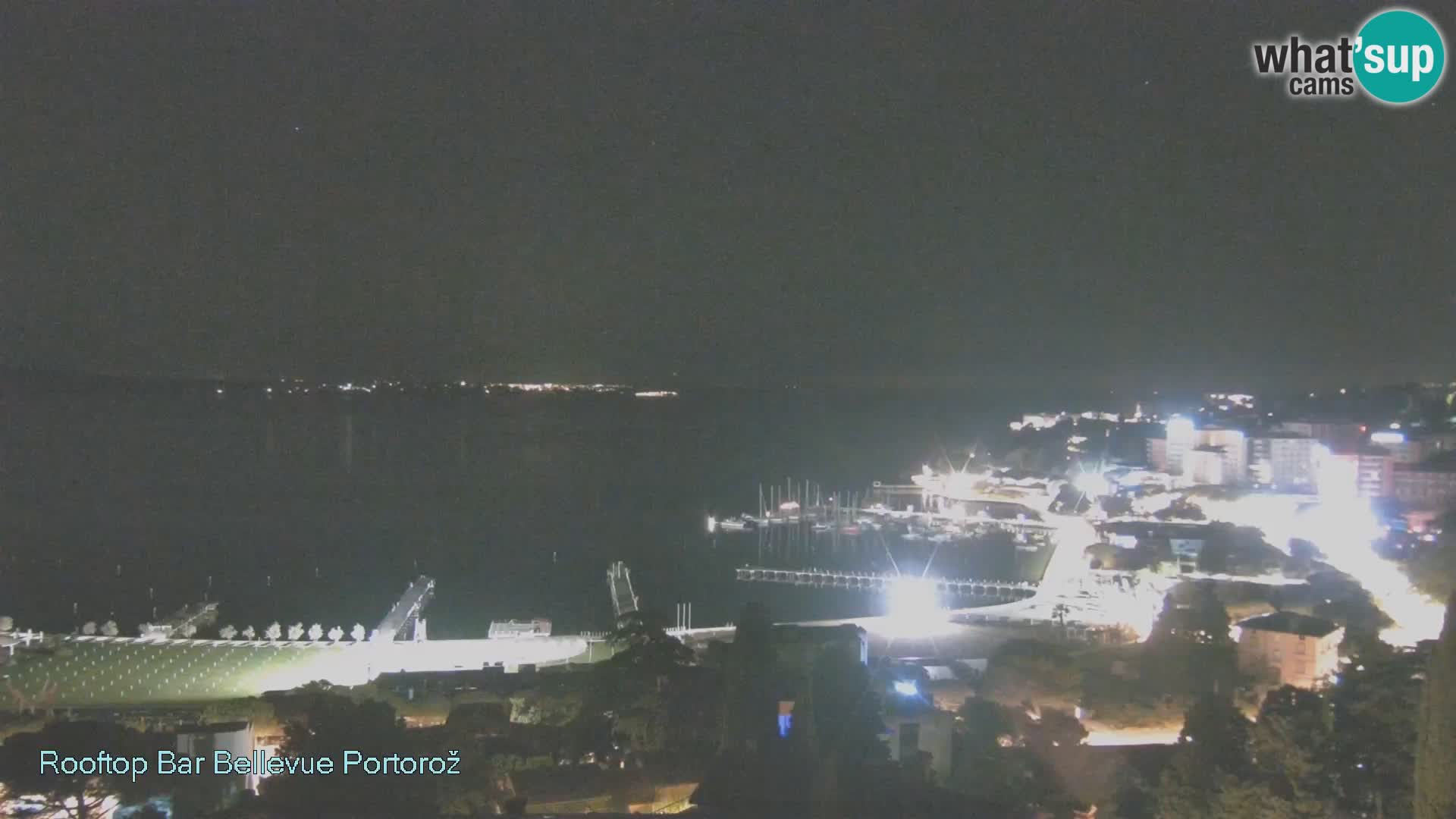 Portorož camera en vivo – Panorama Villa Bellevue