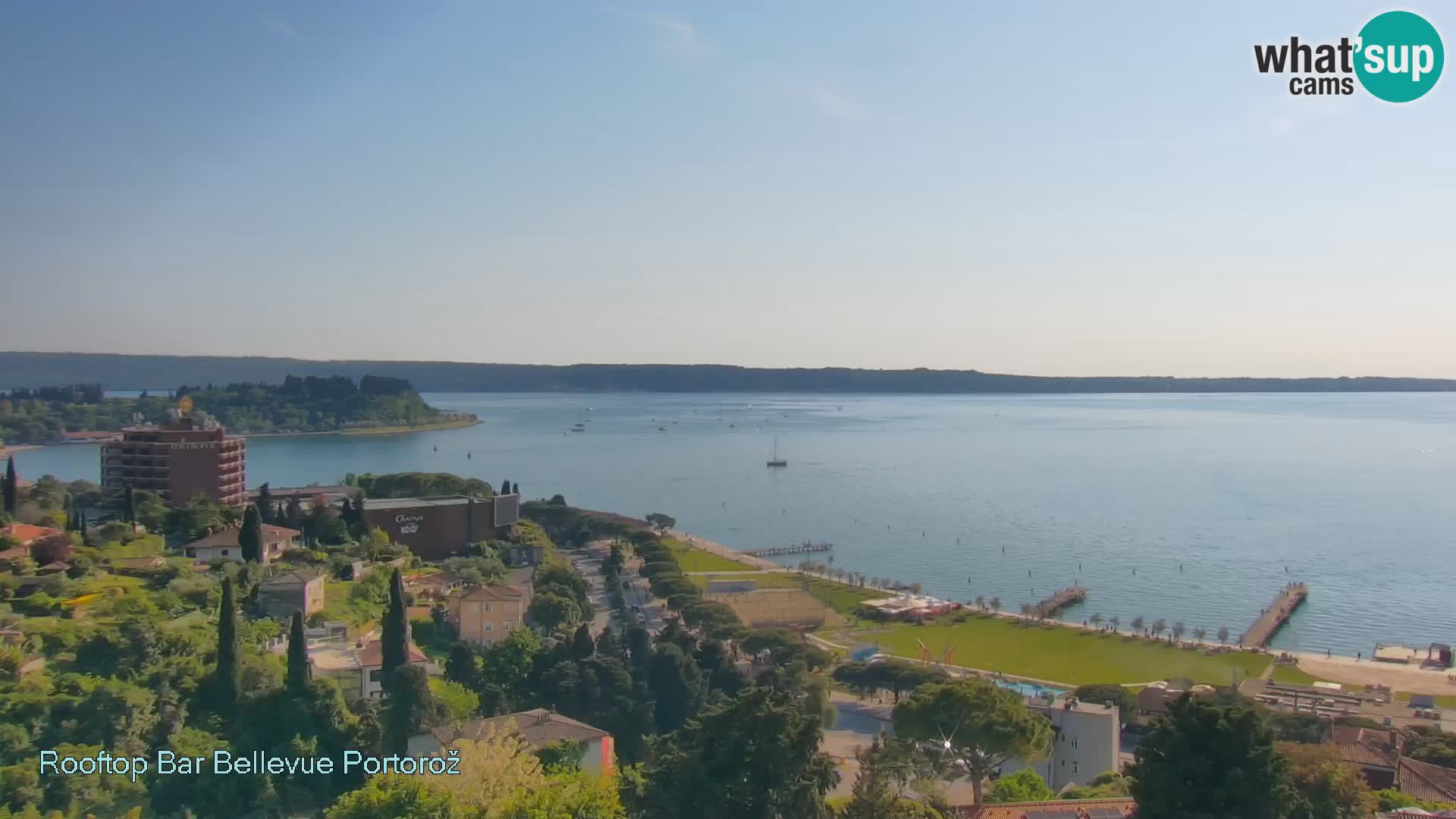 Panorama webcam Portorož – view from Villa Bellevue