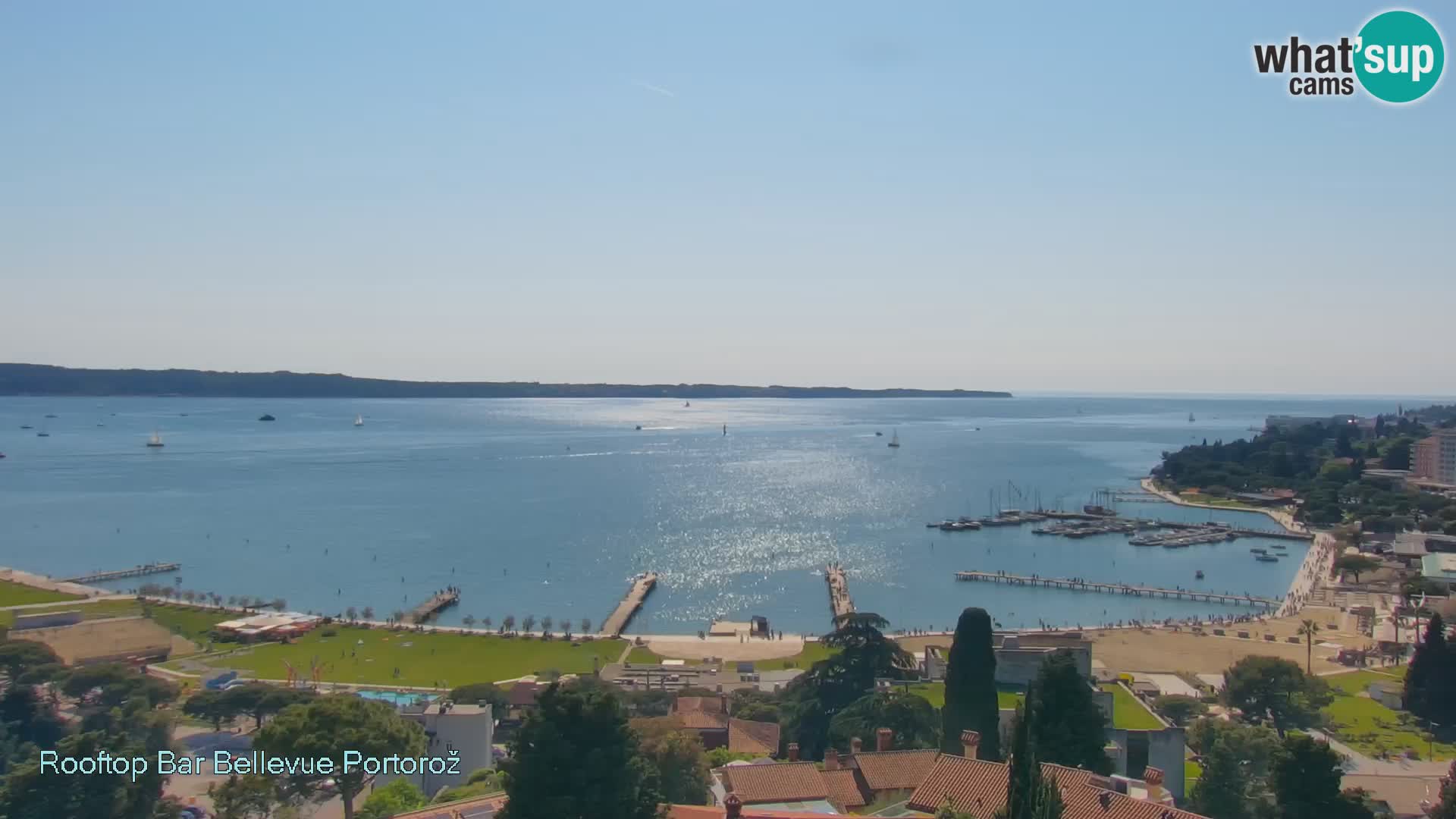 Panorama webcam Portorož – view from Villa Bellevue