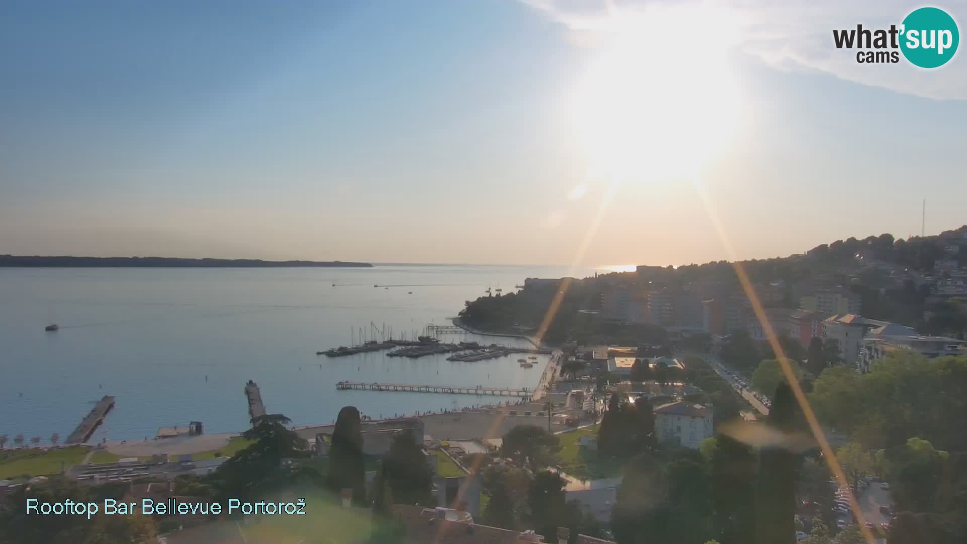 Portorož camera en vivo – Panorama Villa Bellevue