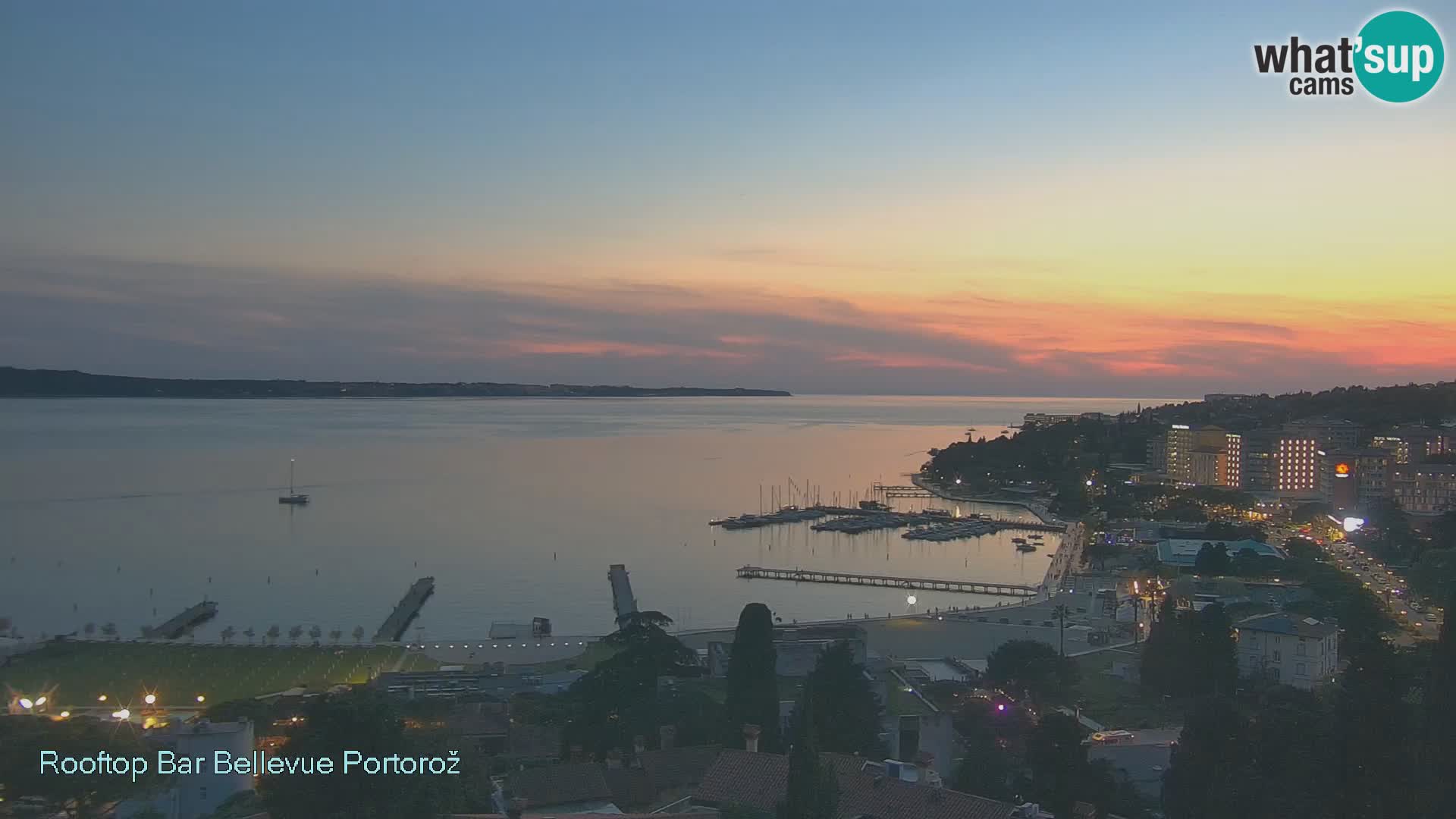 Live webcam Portorož – Panorama dalla Villa Bellevue